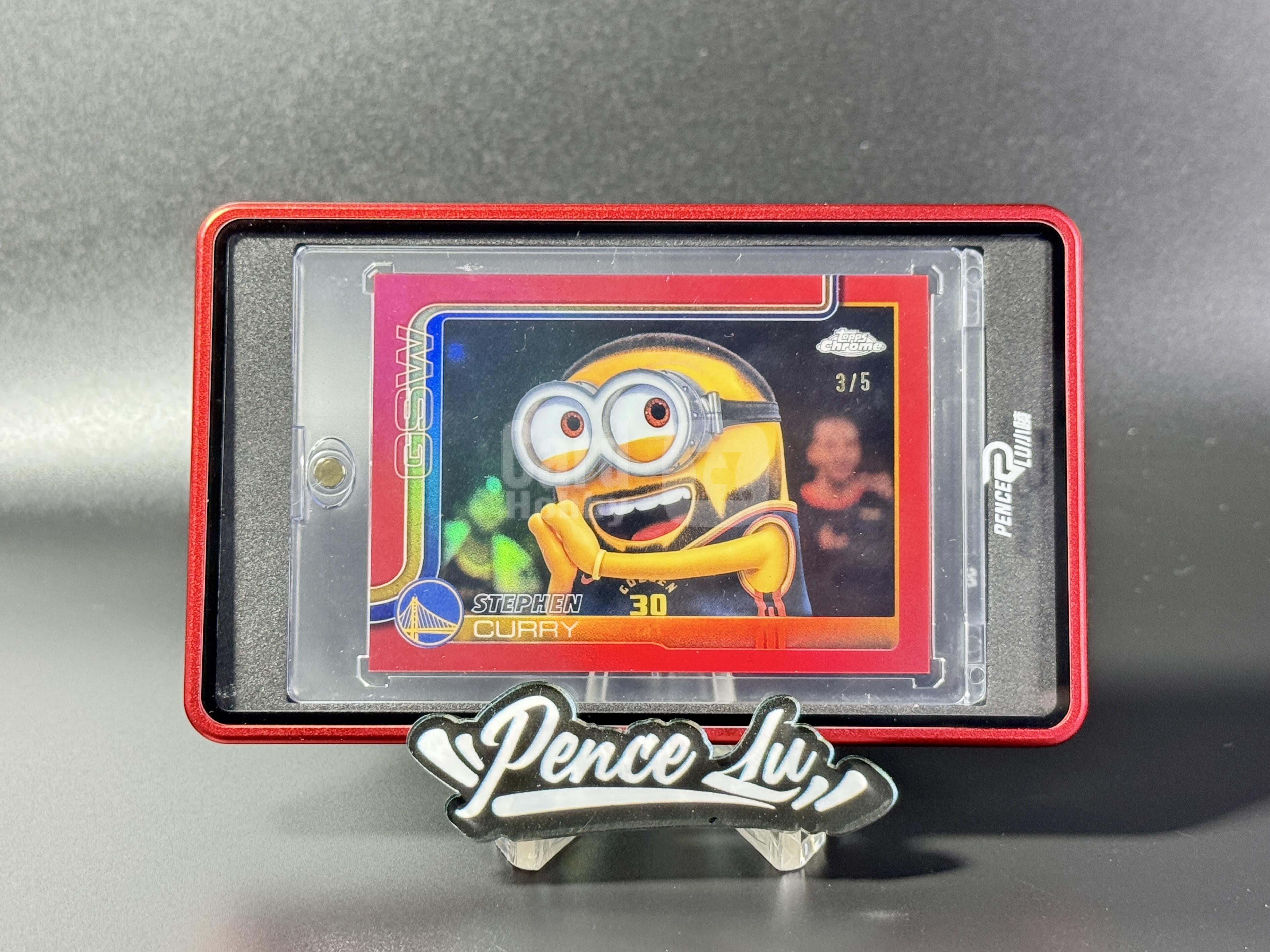 【喷子拍卖】2025-26 TC update Stephen Curry 金州勇士 斯蒂芬 库里 超大比例 小黄人 MinionFractor 超级sp 5编 红折 最经典晚安选图 系列大hit卡 refractors 轻印看图 红星