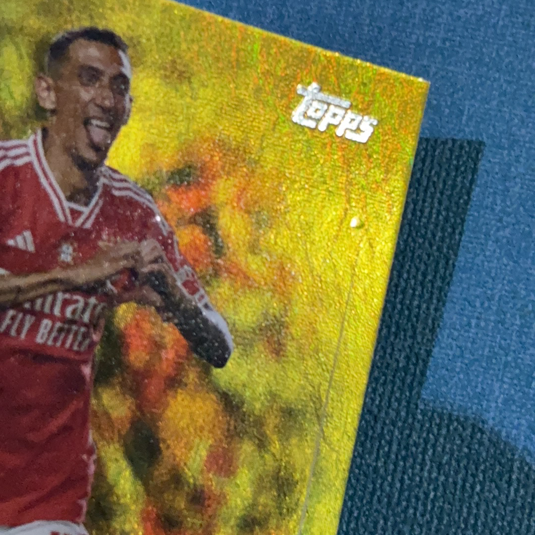 2023-24 Topps UCC 欧战 碧玉 Angel Di Maria 天使 迪马利亚 02/50编 金玉折 本菲卡 卡品如图 ZCC