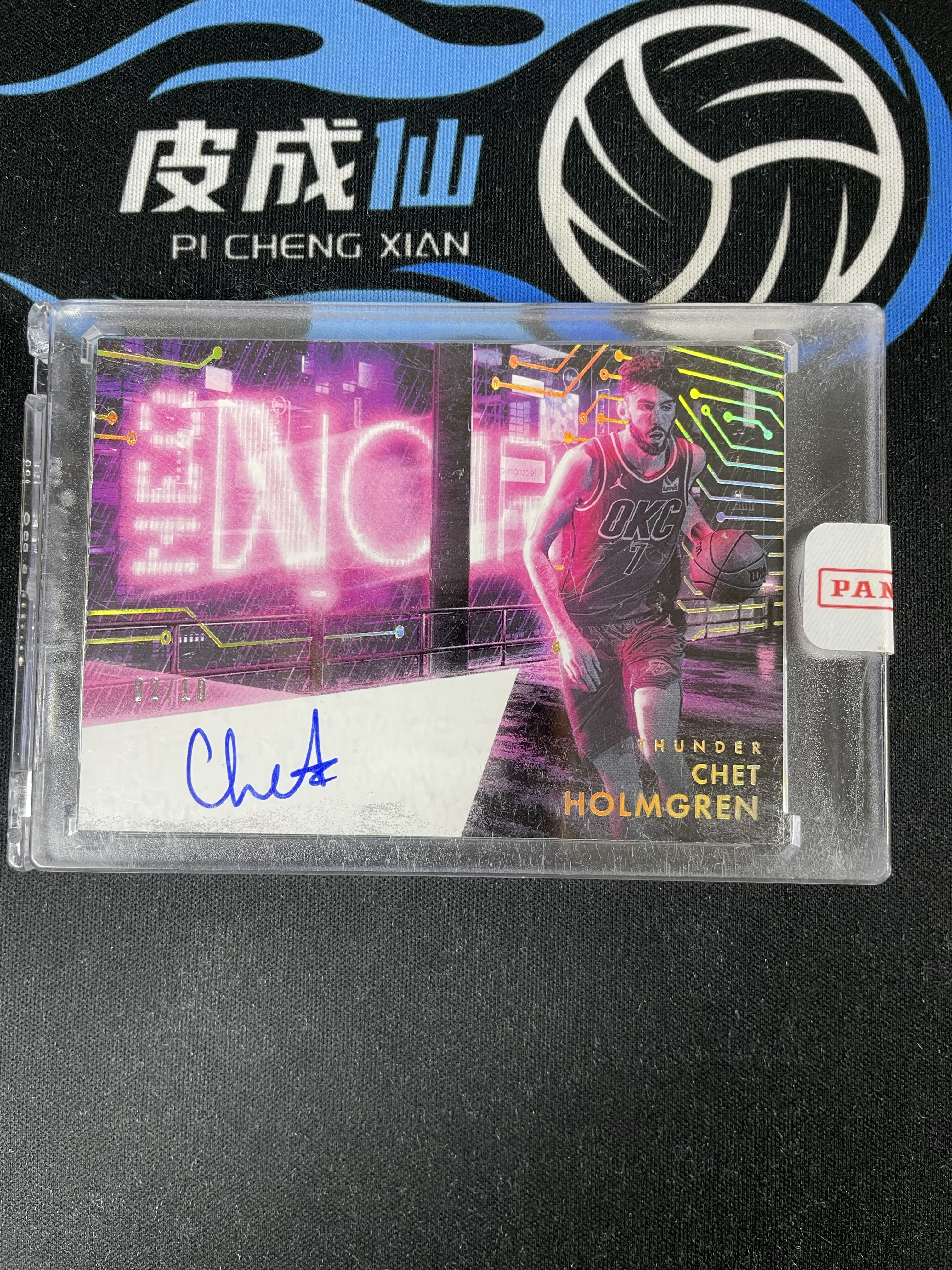 【皮成仙拍卖 统一手续费6%】 PANINI 24-25 ONE AND ONE 雷霆 CHET HOLMGREN 切特霍姆格伦 金版 霓虹灯 签字 卡签 10编【只发顺丰】kirbybest1