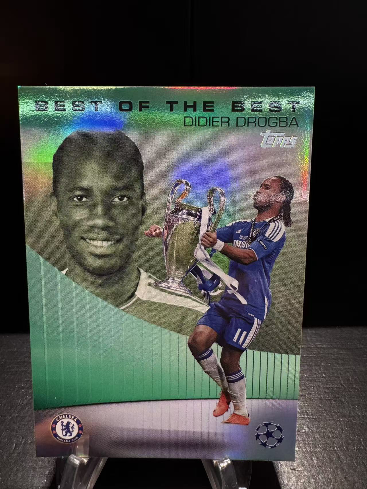 龖 topps 2024-25 欧冠 欧战 UCC 切尔西 Best of the Best 特卡 绿折 81/99编 迪迪埃 德罗巴 Didier Drogba 卡品如图 MJ002H