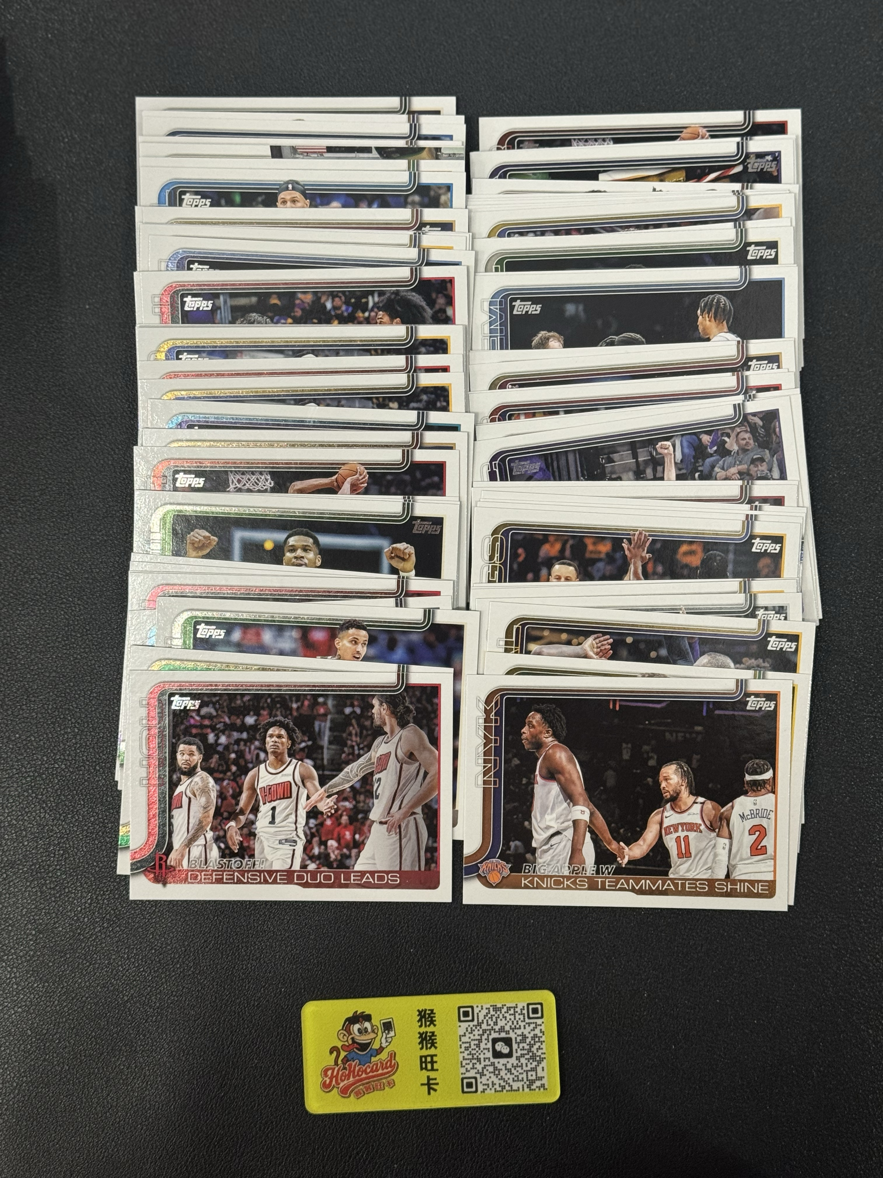 2025 Topps Flagship Stephen Curry 【猴猴旺卡】库里 约什吉迪 等 横版 普卡 双人 打包 共八十张 卡品如图 接代拍 29a【林哥】