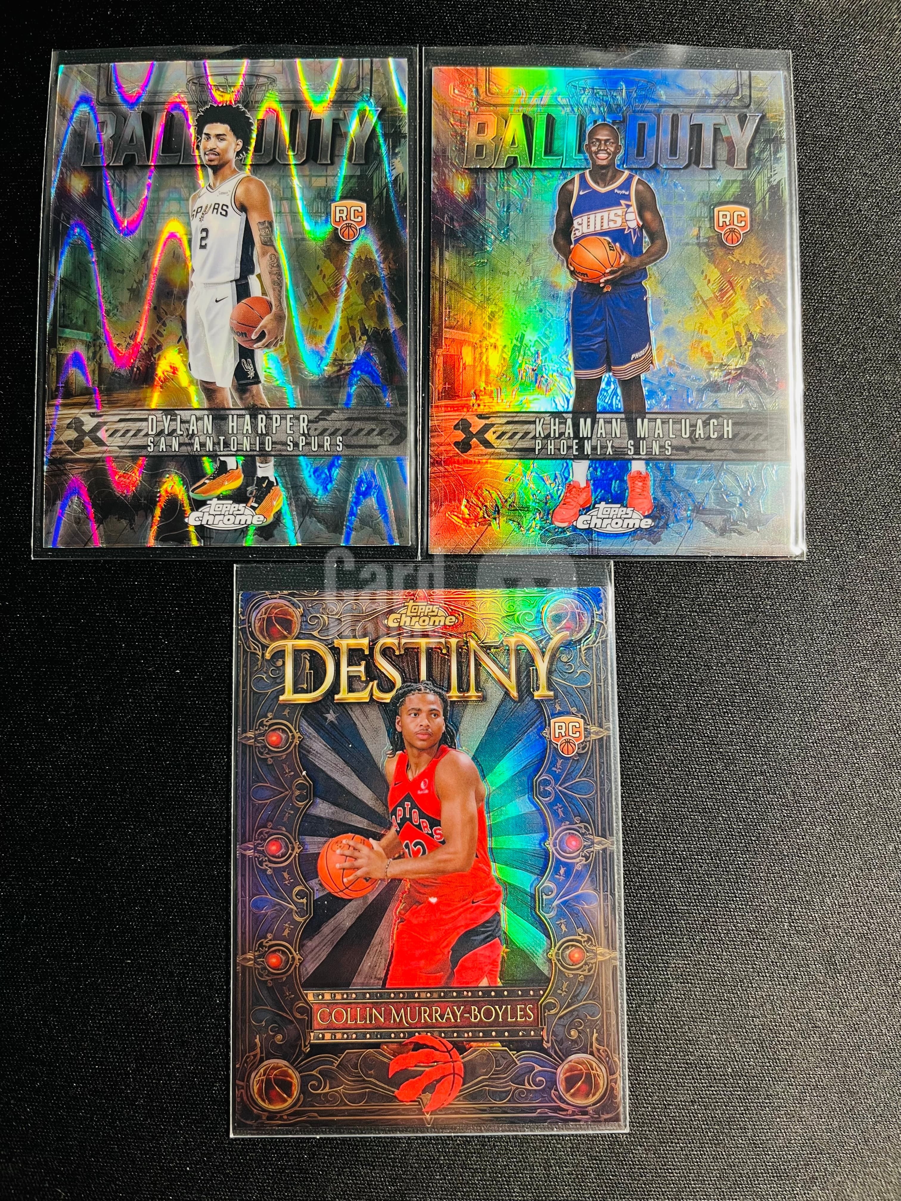 【古都代卖】2025-26 Topps Chrome 迪伦 哈珀 卡曼 马鲁阿奇 科林 默里 博伊尔斯 等新秀 波纹折 银折 特卡 不保卡品 ...