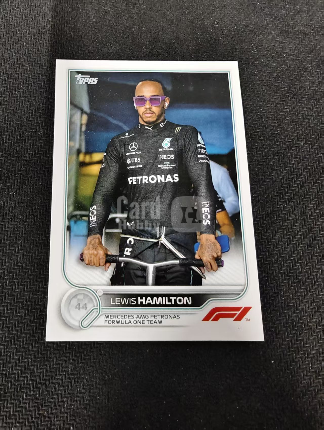 2022 Topps Chrome F1 Lewis Hamilton 刘易斯 汉密尔顿 AMG梅赛德斯奔驰 划痕 边角瑕疵 @8