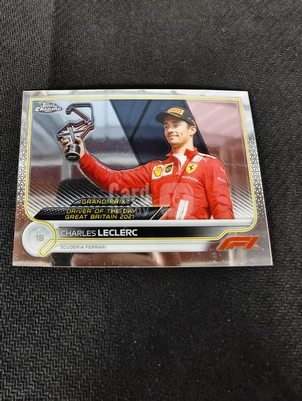 2022 Topps Chrome F1 Charles Leclerc 勒克莱尔 法拉利车队 划痕 边角瑕疵#182