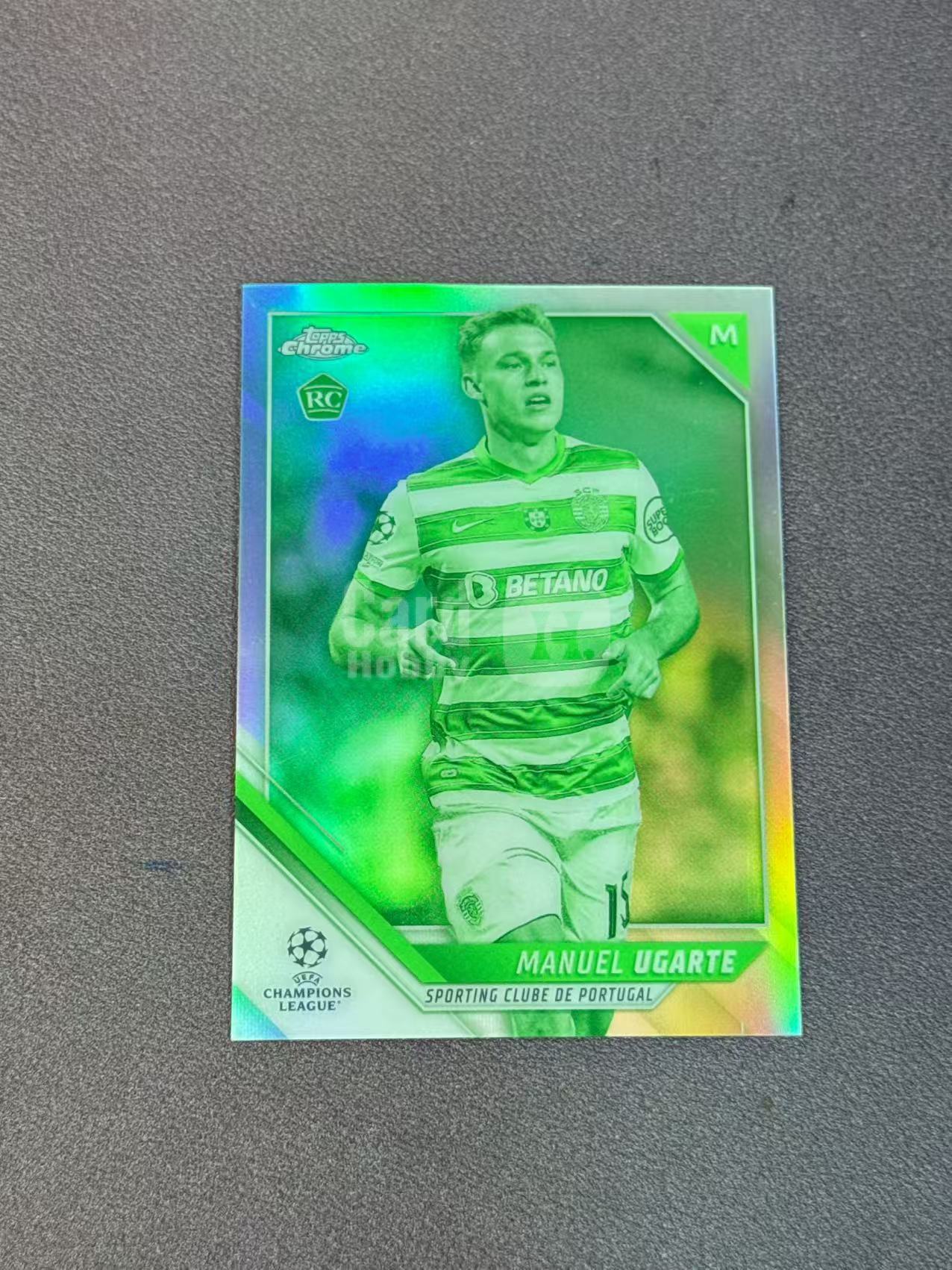 2022 Topps Chrome Manuel Ugarte 曼努埃尔 夜光折 欧冠 乌加特 葡萄牙体育 RC 225编