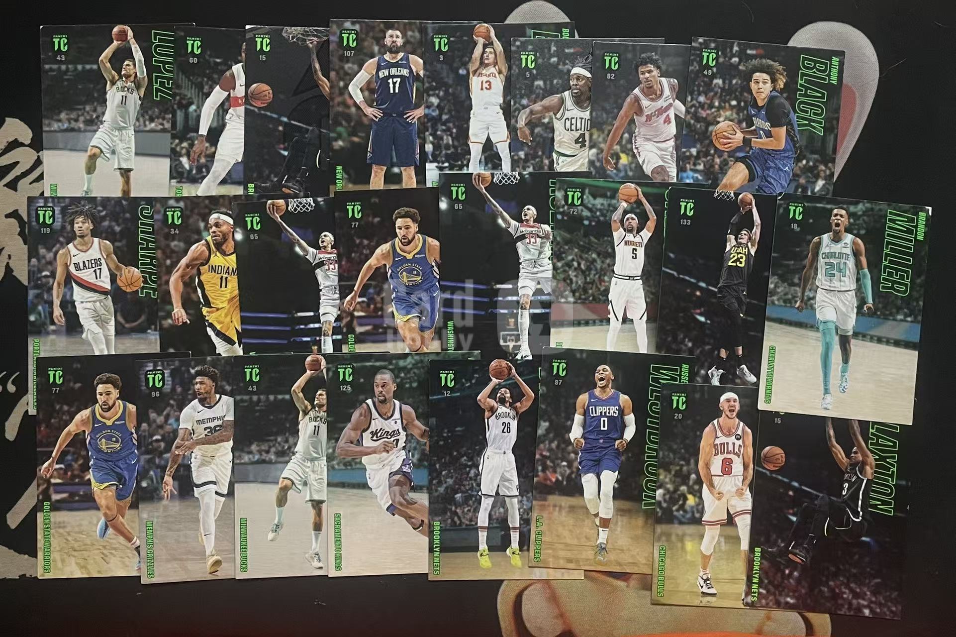 2023-24 Panini top class Kyle Kuzma 库兹马 安东尼·布莱克 杰伦·格林 朱·霍乐迪 克莱 洛佩兹 卡鲁索 tc base不保卡品 24张打包 值得收藏（猴子卡社）