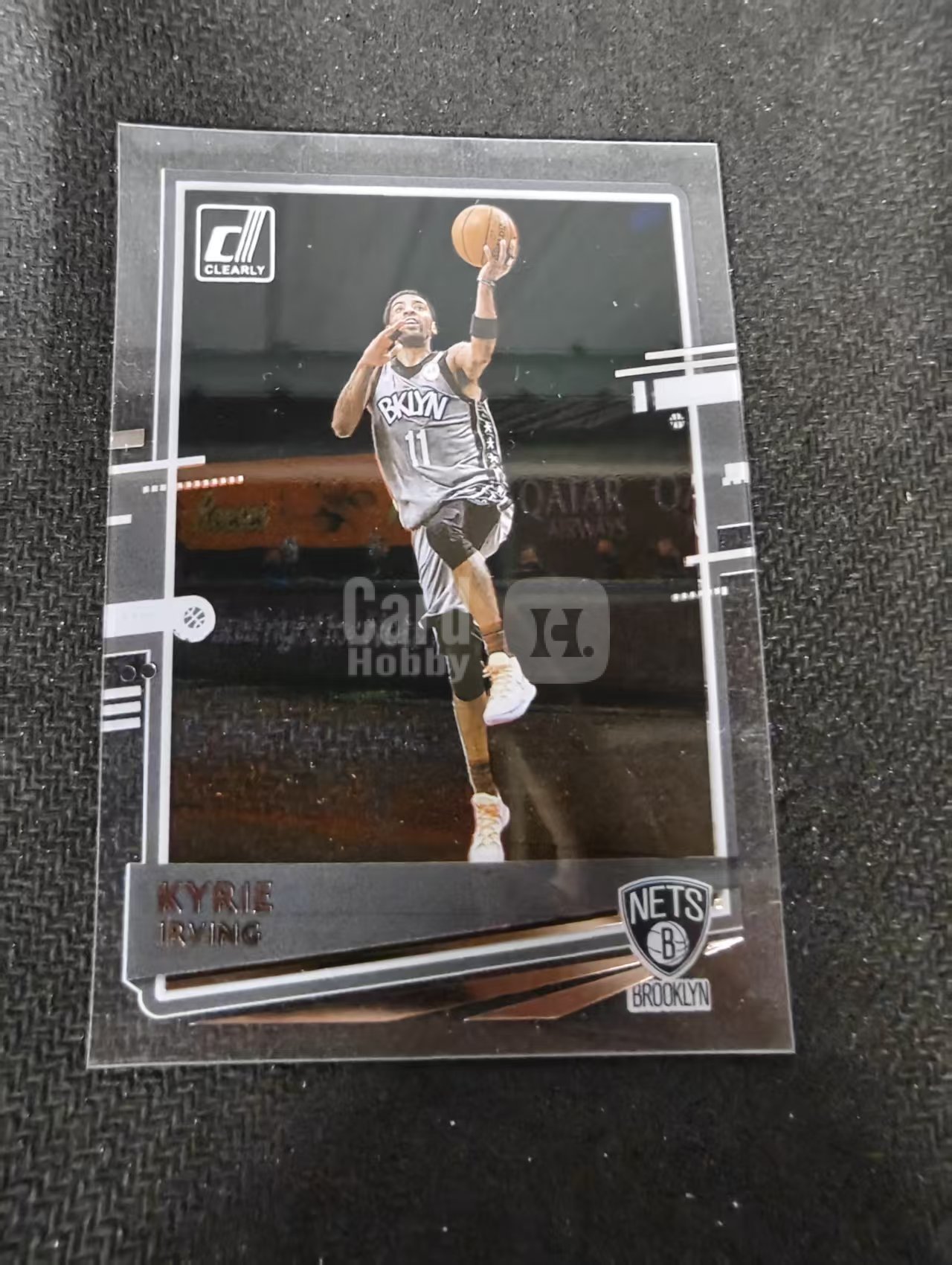 2020-21 Panini Clearly Donruss Kyrie Irving 篮网 凯里 欧文 杜蕾斯 胶片 划痕 边角瑕疵 #46