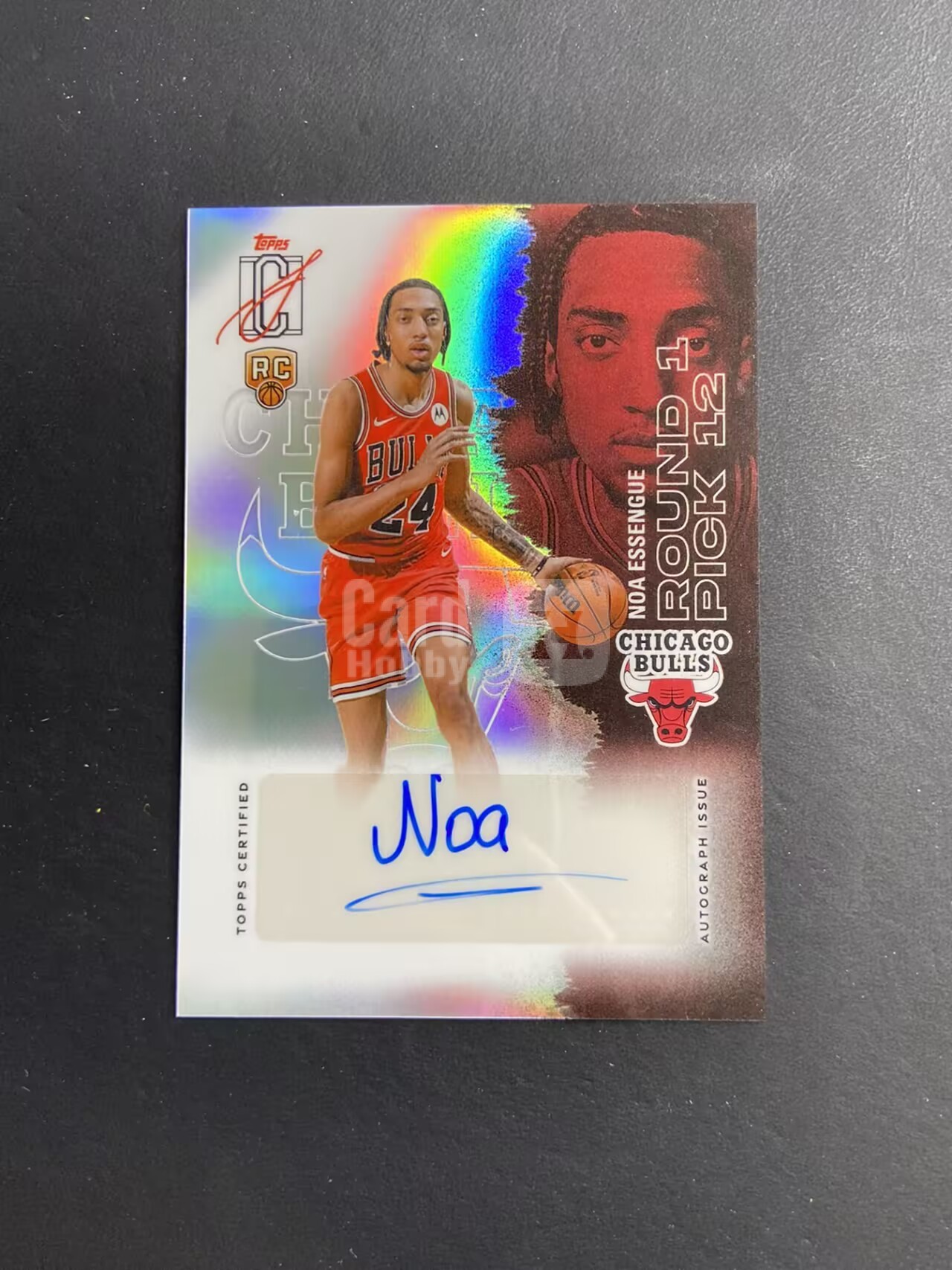 2026 Topps Signature Class Noa Essengue RC 【肥猫代卖】Chan 公牛 新秀 诺阿 埃森格 签字 银折 折射 收藏必备