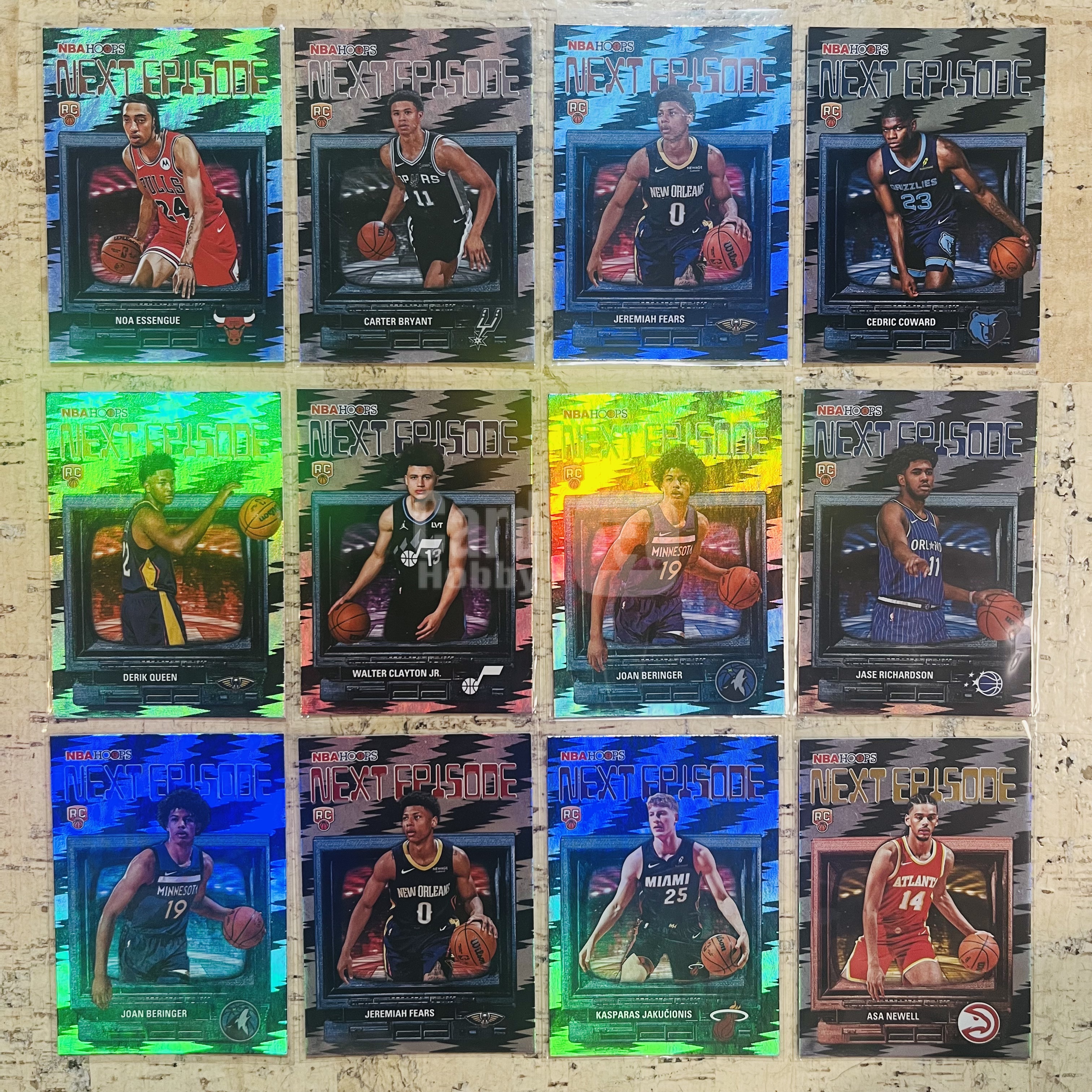 2025-26 Topps NBA Hoops Cedric Coward RC 新秀 下一章节 特卡 12张打包 费尔斯 考沃德 卡特 布莱恩特 带队 此标有膜无夹【小卡迷拍卖累积半年】