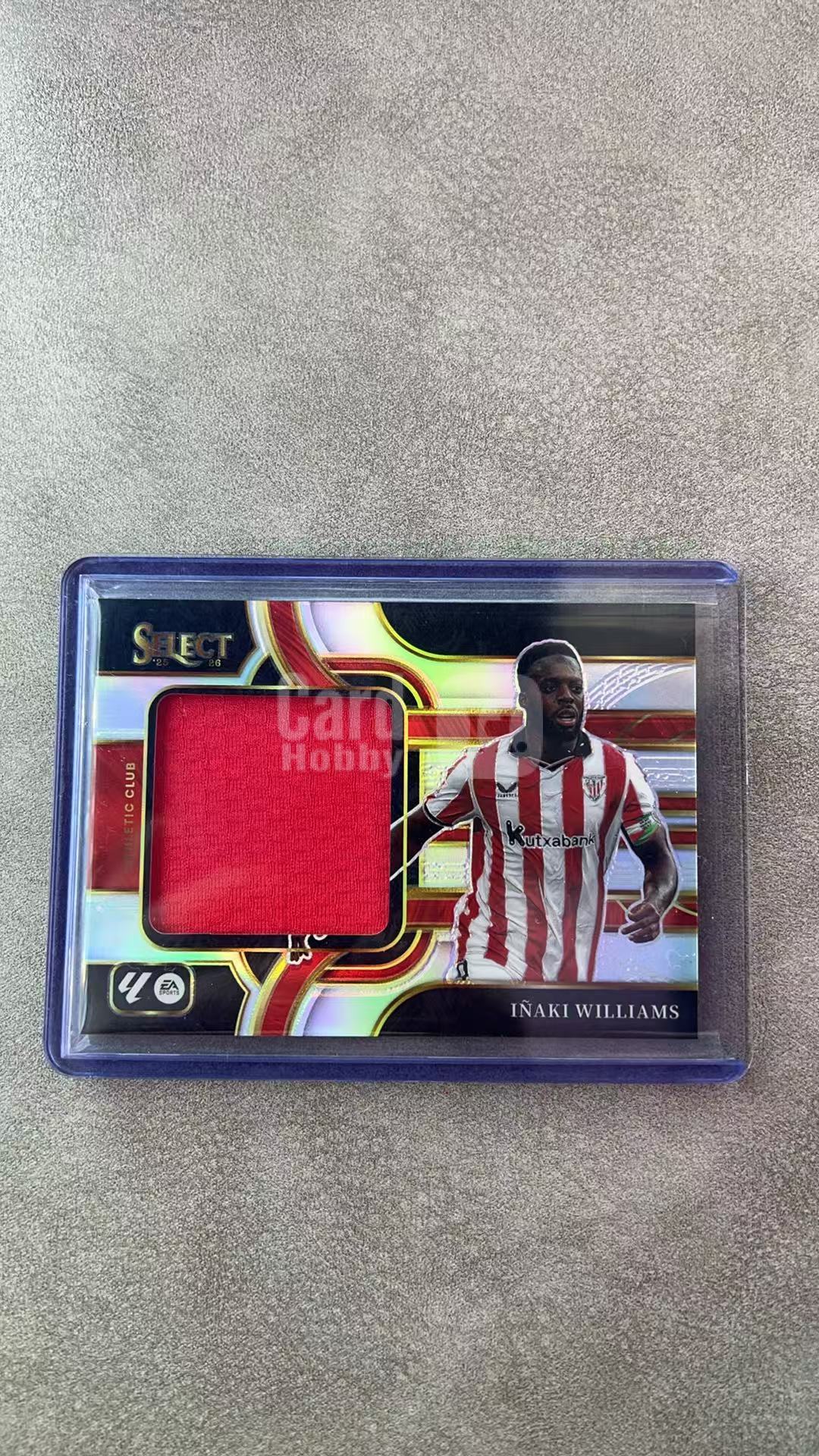 4144【330球星卡实体店代卖】2025-26 帕尼尼 SELECT 西甲 Inaki Williams 伊尼亚基威廉姆斯 毕尔巴鄂竞技 银折 大窗球衣实物 仅顺丰寄付(茶水主管)