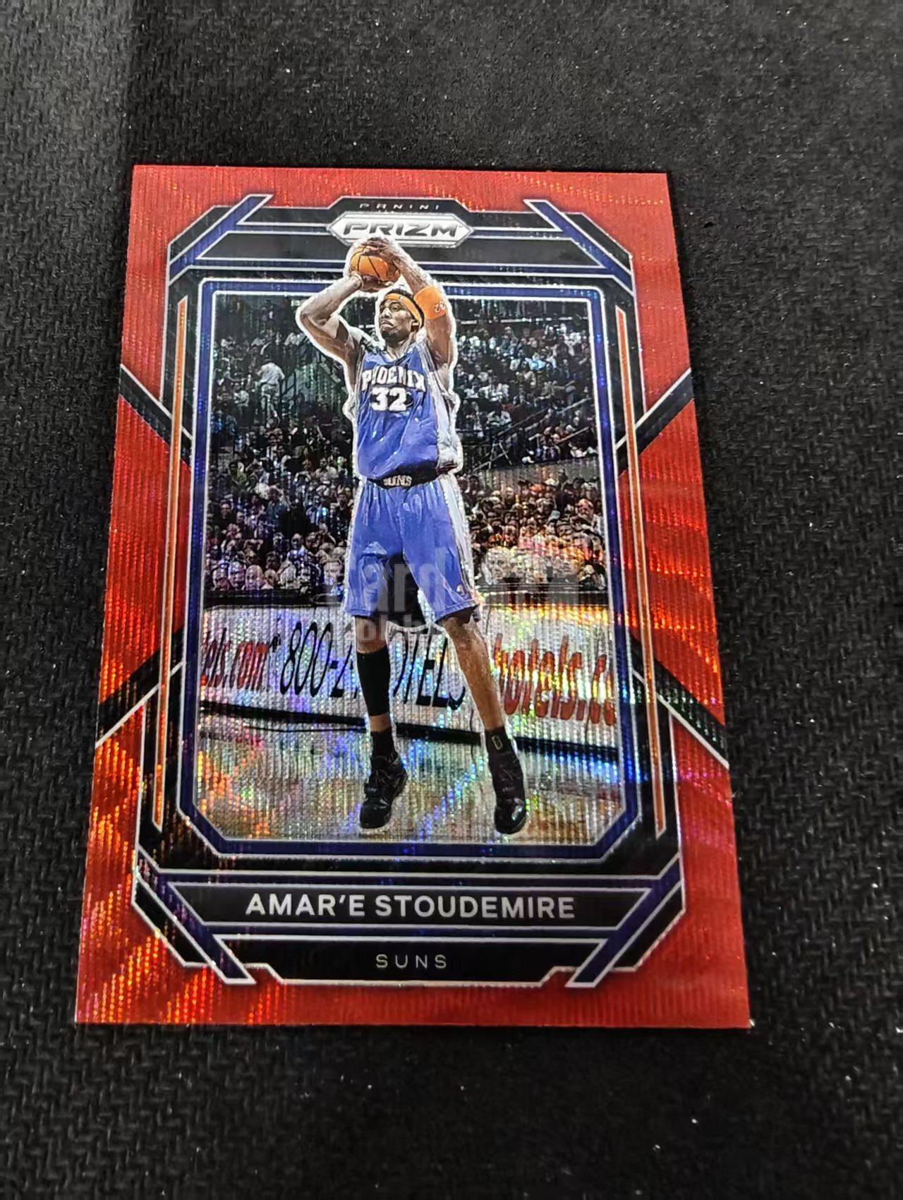 2022-23 Panini Prizm Amare Stoudemire 太阳 小斯 斯塔德迈尔 红波纹 PZ 划痕 边角瑕疵 #287