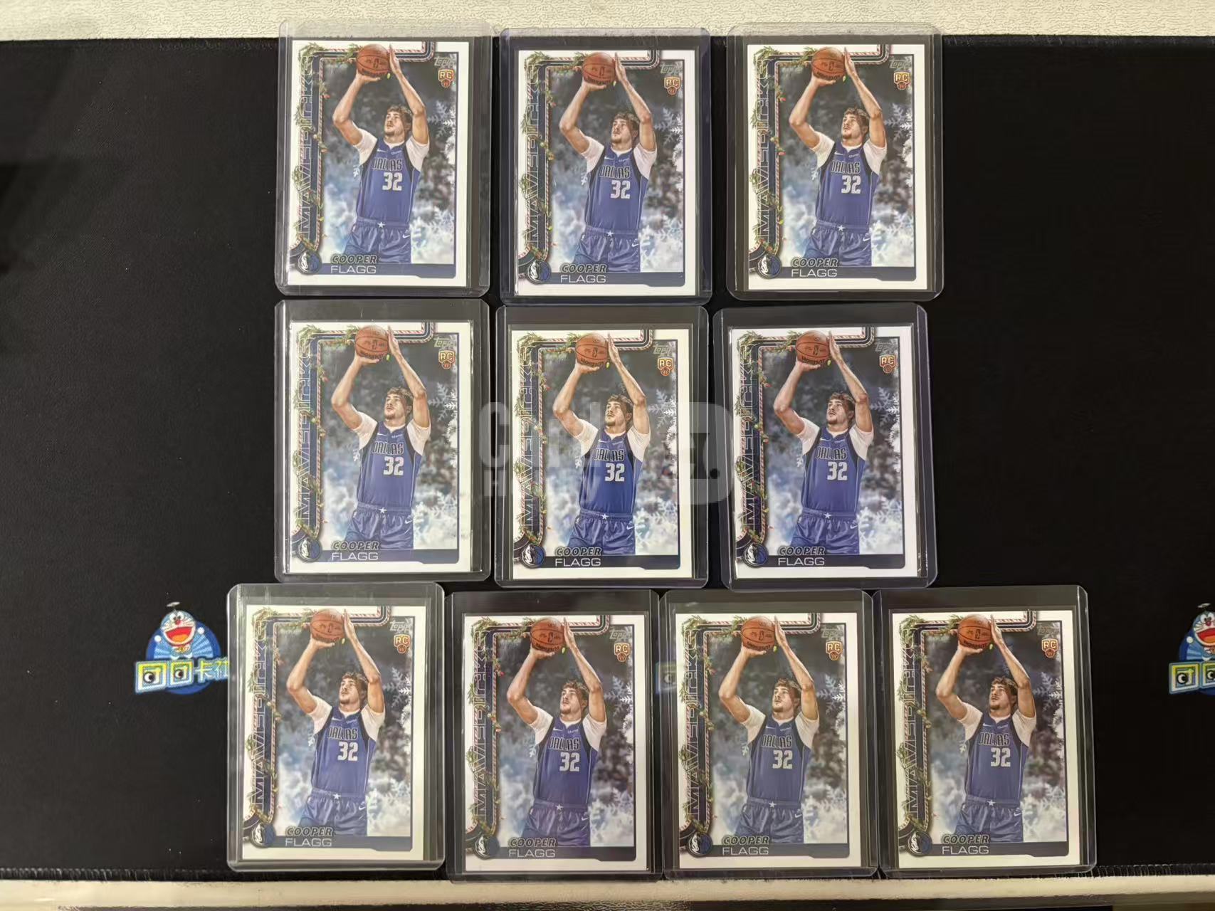 【星辰】TOPPS 25-26 FLAGSHIP系列 圣诞 雪花 COOPER FLAGG RC 新秀 库珀 弗拉格 独行侠 BASE 10张 打包 不保卡品 LOT4