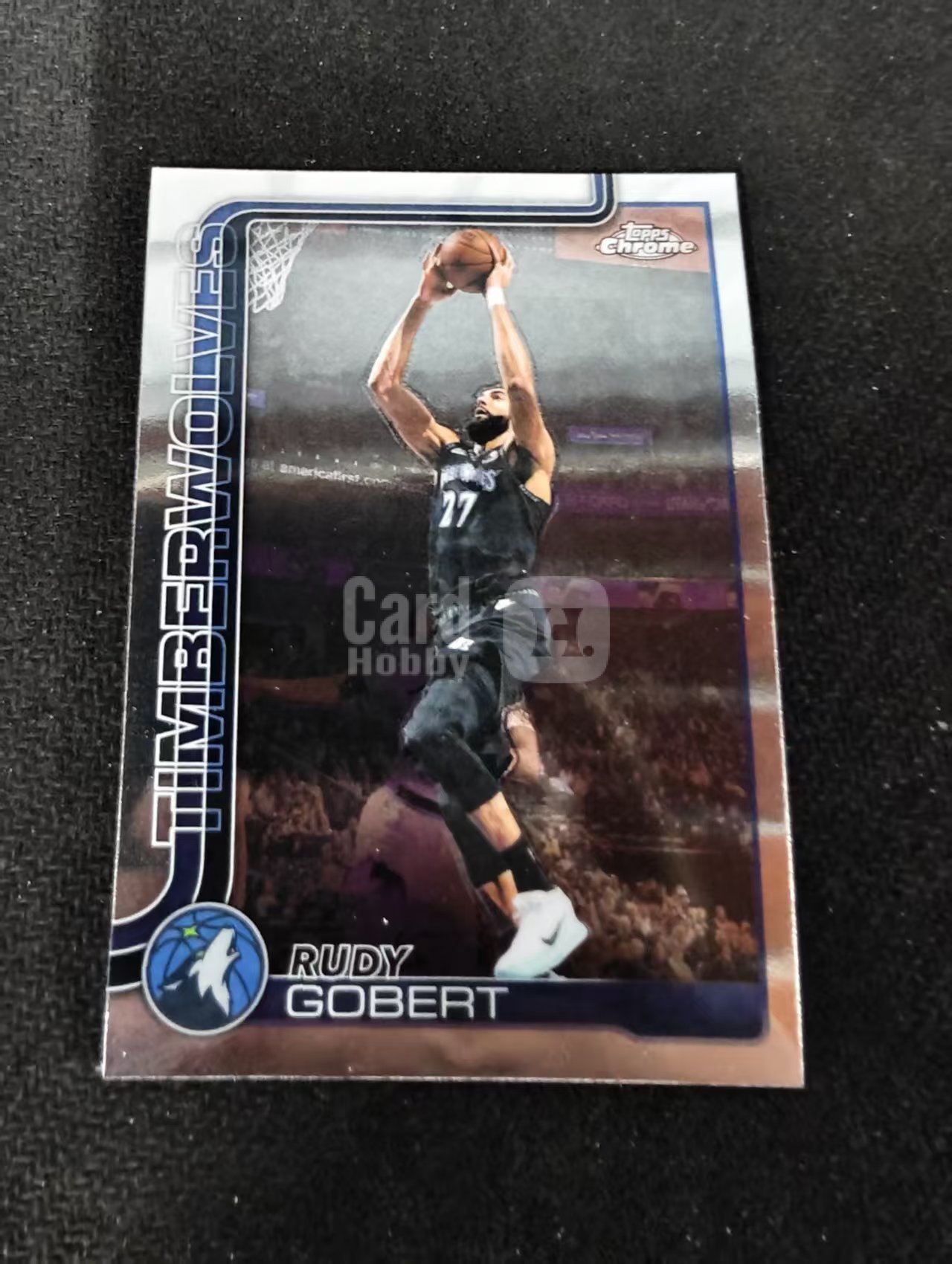 2026 Topps Chrome Update rudy gobert TCU 森林狼 鲁迪 戈贝尔 TCU 划痕 边角瑕疵 #55