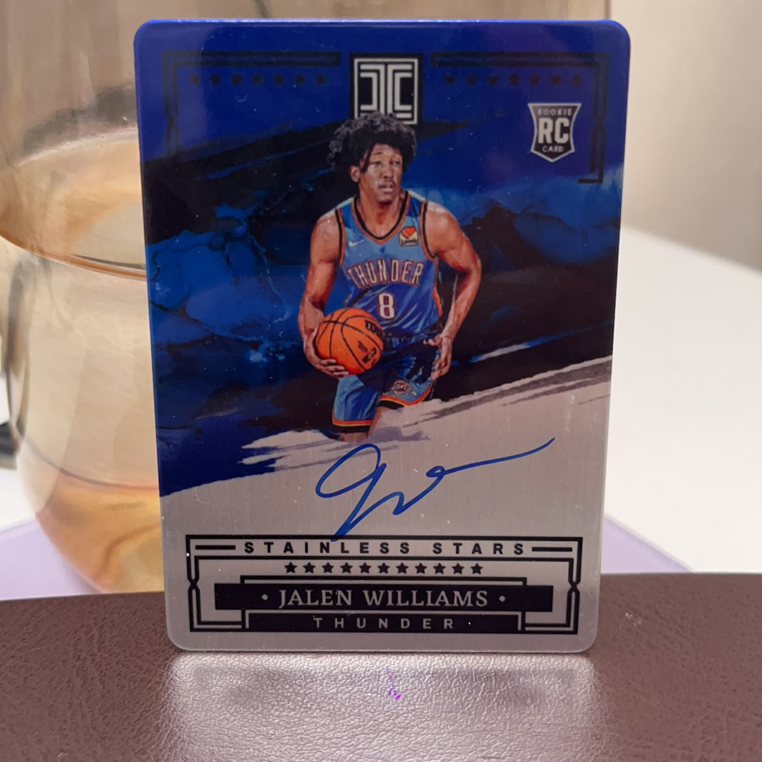 2022-23 Panini Impeccable Jalen Williams RC 雷霆 夺冠队伍 新秀 老八 杰伦 威廉姆斯 小真金 铁板 签字 卡签 75编 卡品如图