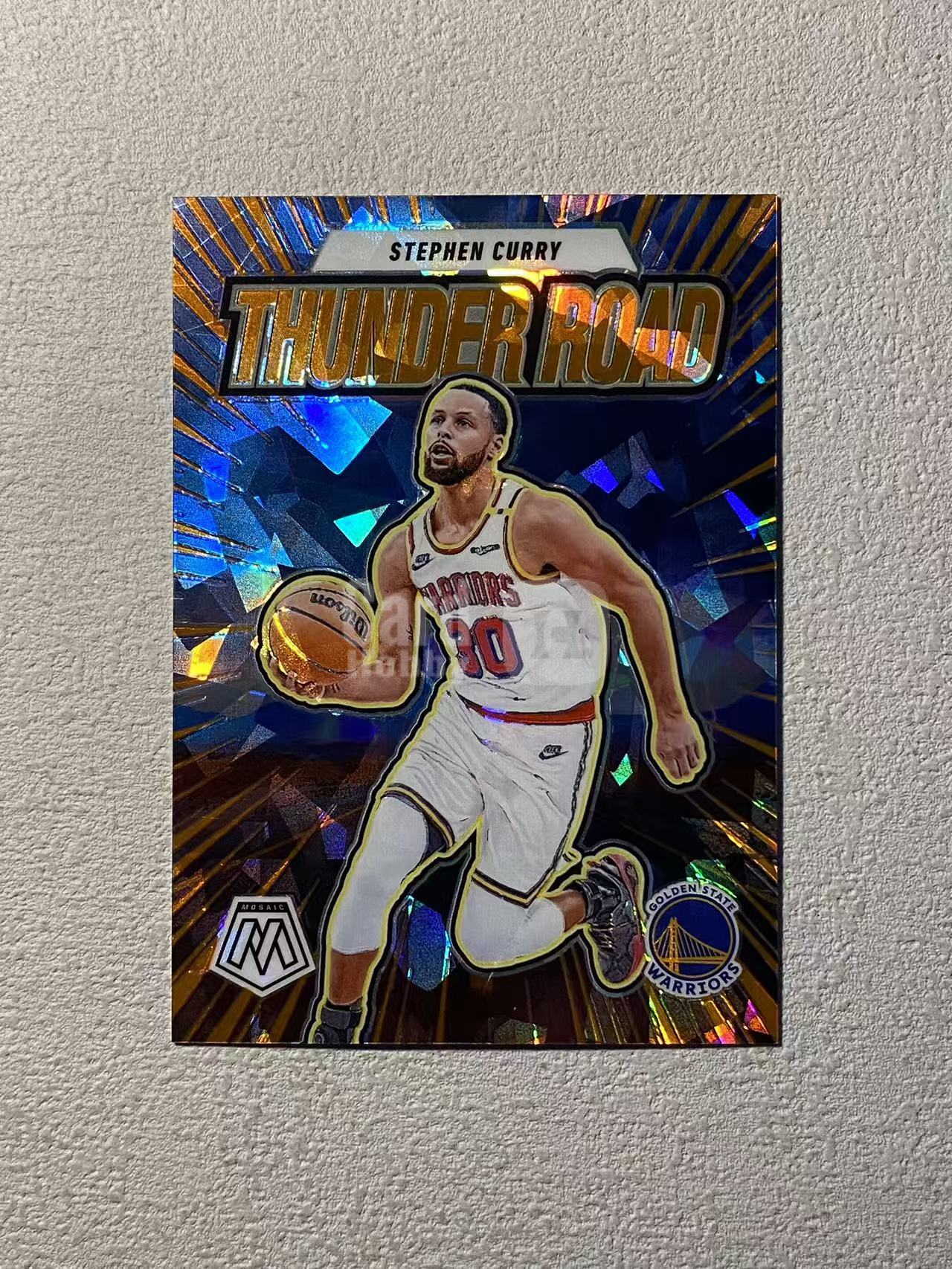 2024-25 Panini Mosaic Stephen Curry 马赛克 勇士 斯蒂芬 库里 /49编 低编 大比例 雷霆之路特卡 碎冰折 折射 收藏必备