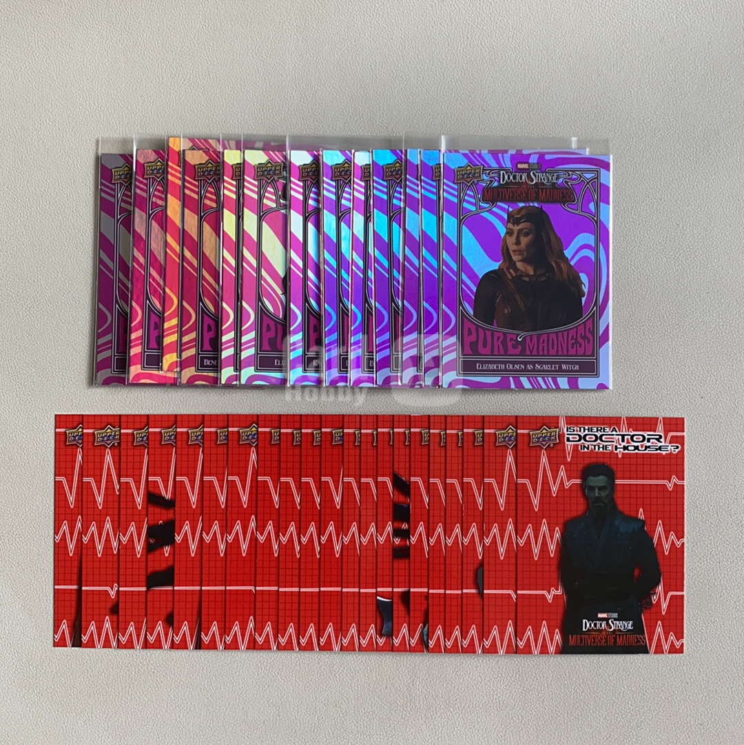 【弈卡代拍】2023 Upper Deck Marvel (MCU) 奇异博士2 疯狂多元宇宙 Pure Madness 特卡 粉平行 红折 旺达 等 打包 品相如图 凑套必备 赵总