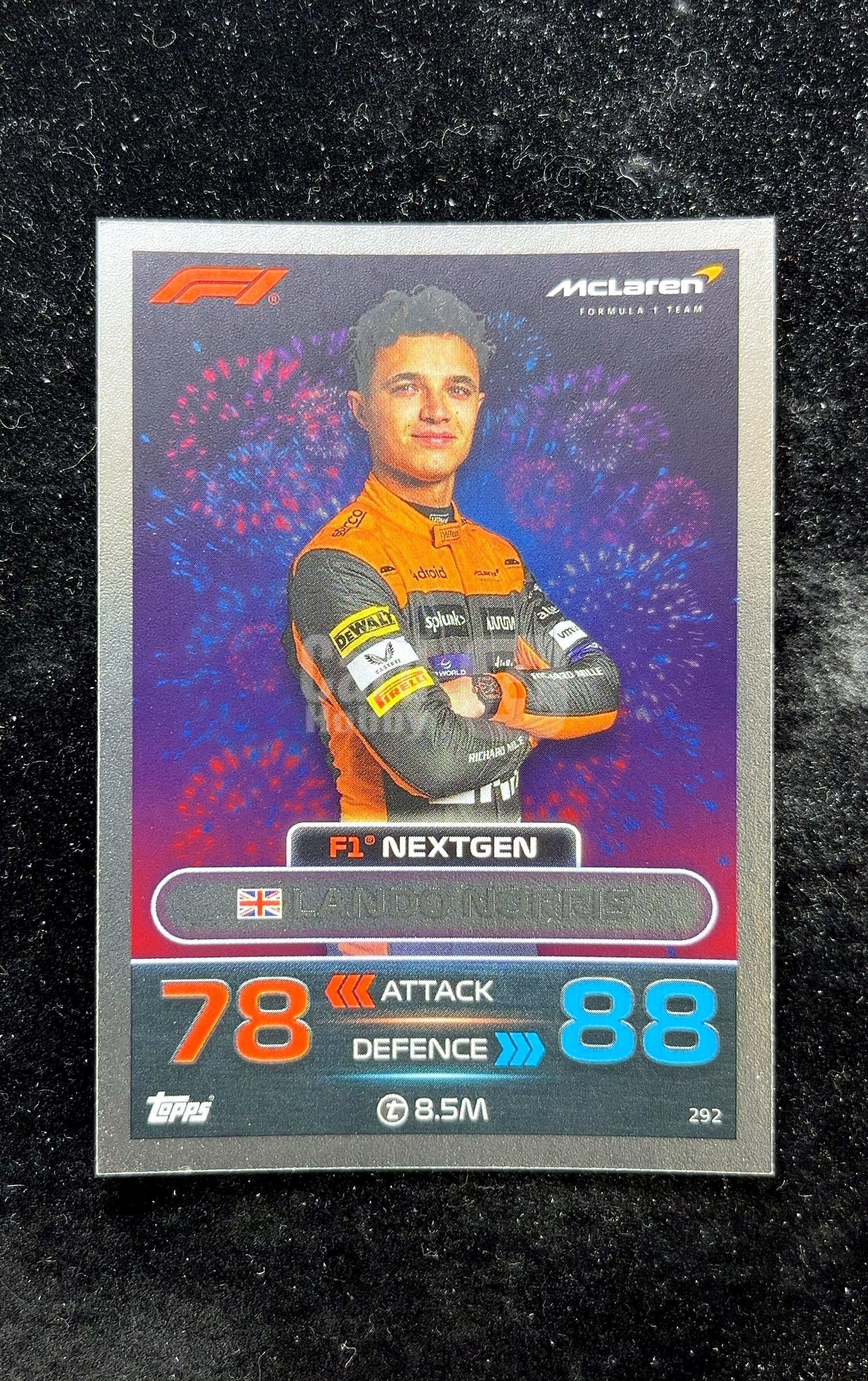 【小白1%代卖】2023 Topps F1 NEXTGEN Lando Norris 兰多·诺里斯 新秀 RC 卡品如图 高价值 #292 McLaren 迈凯伦车队 0625