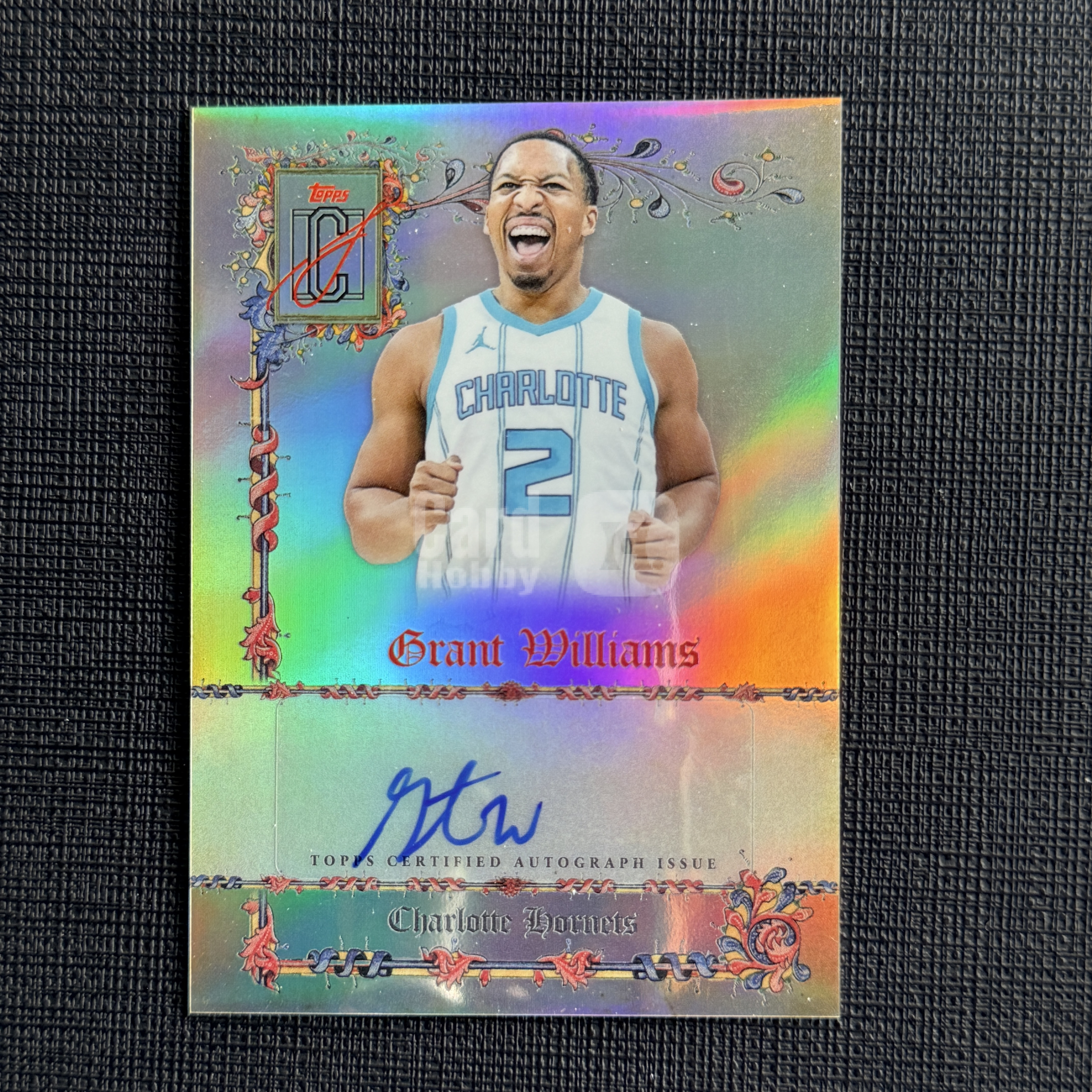 【大卫拍卖】 2025-26 Topps Signature Class Grant Williams 签字盒 Manuscripts签 银折 折射 签字 卡品如图
