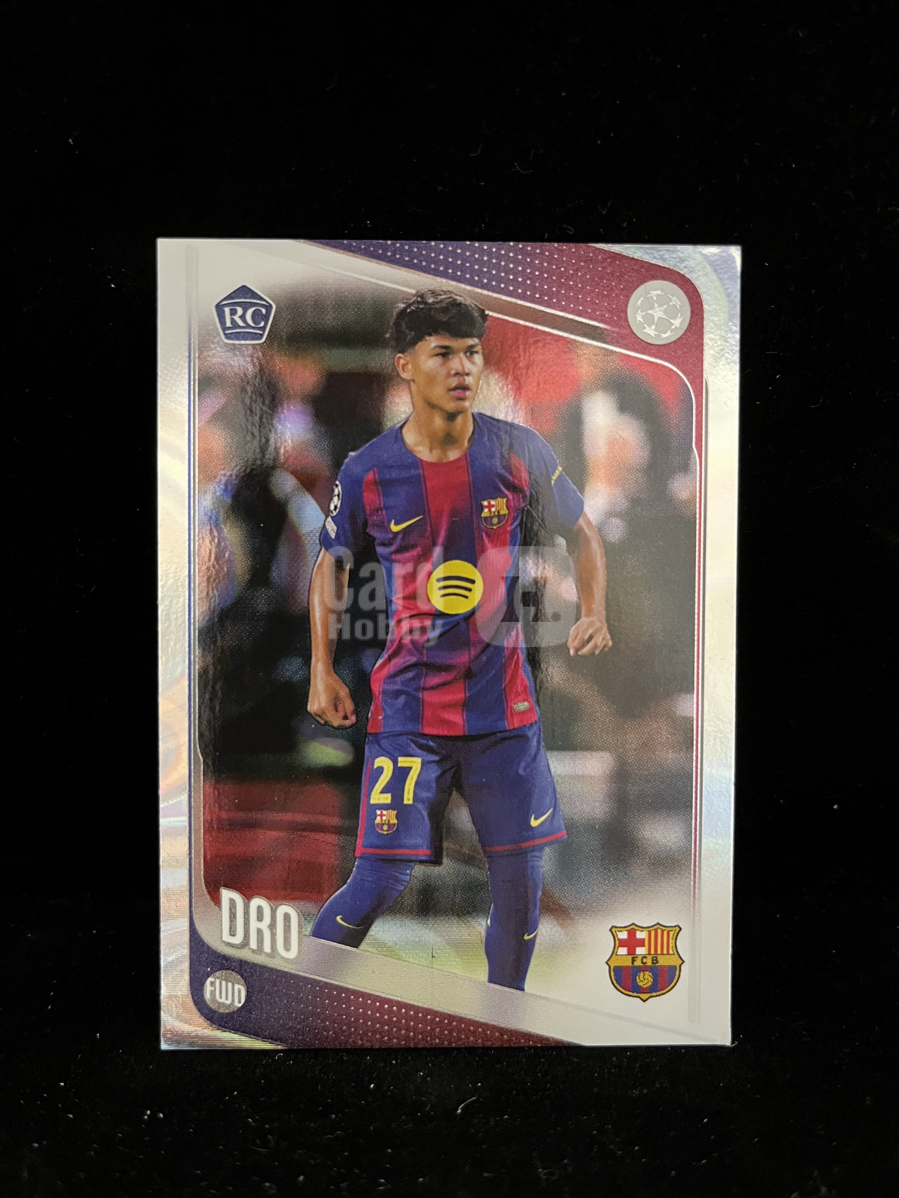 免费代拍 2025 Topps UEFA Club Competitions 欧冠 德罗 Dro RC 折射 卡品如图#G625
