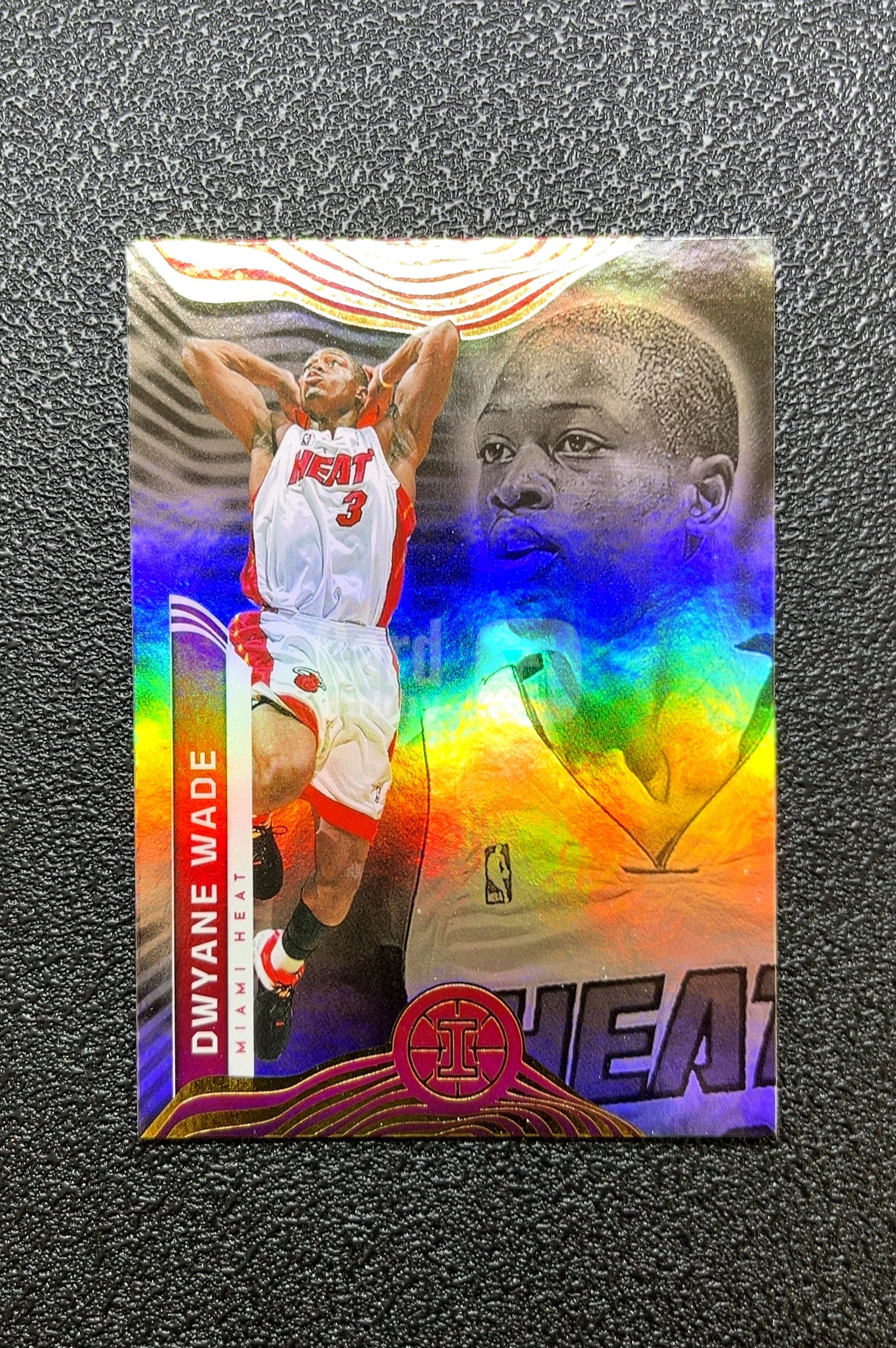 【岛屿拍卖】2022 Panini Illusions Dwyane Wade 德维恩·韦德 银折 折射 卡品如图 高价值 #124 Miami Heat 迈阿密热火 0004#351