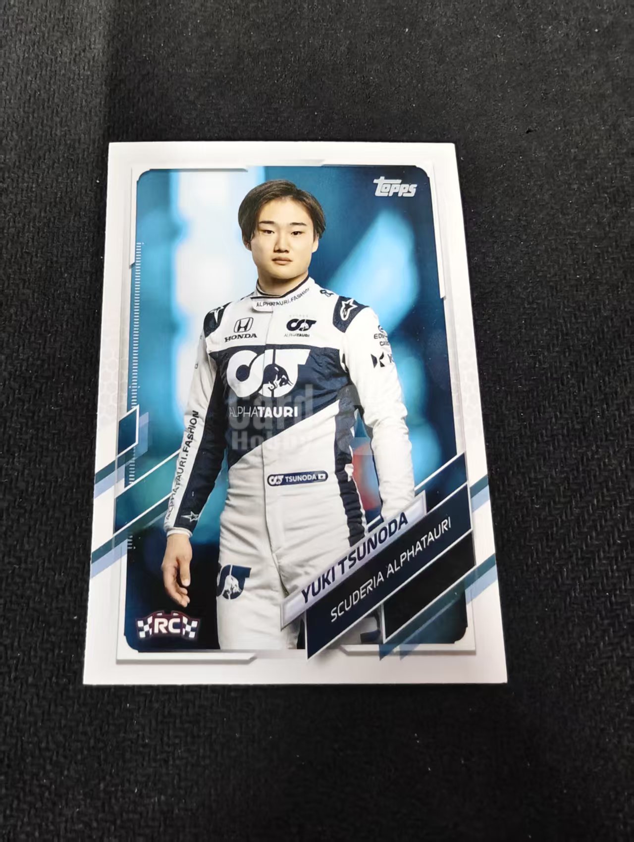 2021 Topps Chrome Yuki Tsunoda RC F1 方程式赛车 红牛二队 角田裕毅 新秀 划痕 边角瑕疵 @14