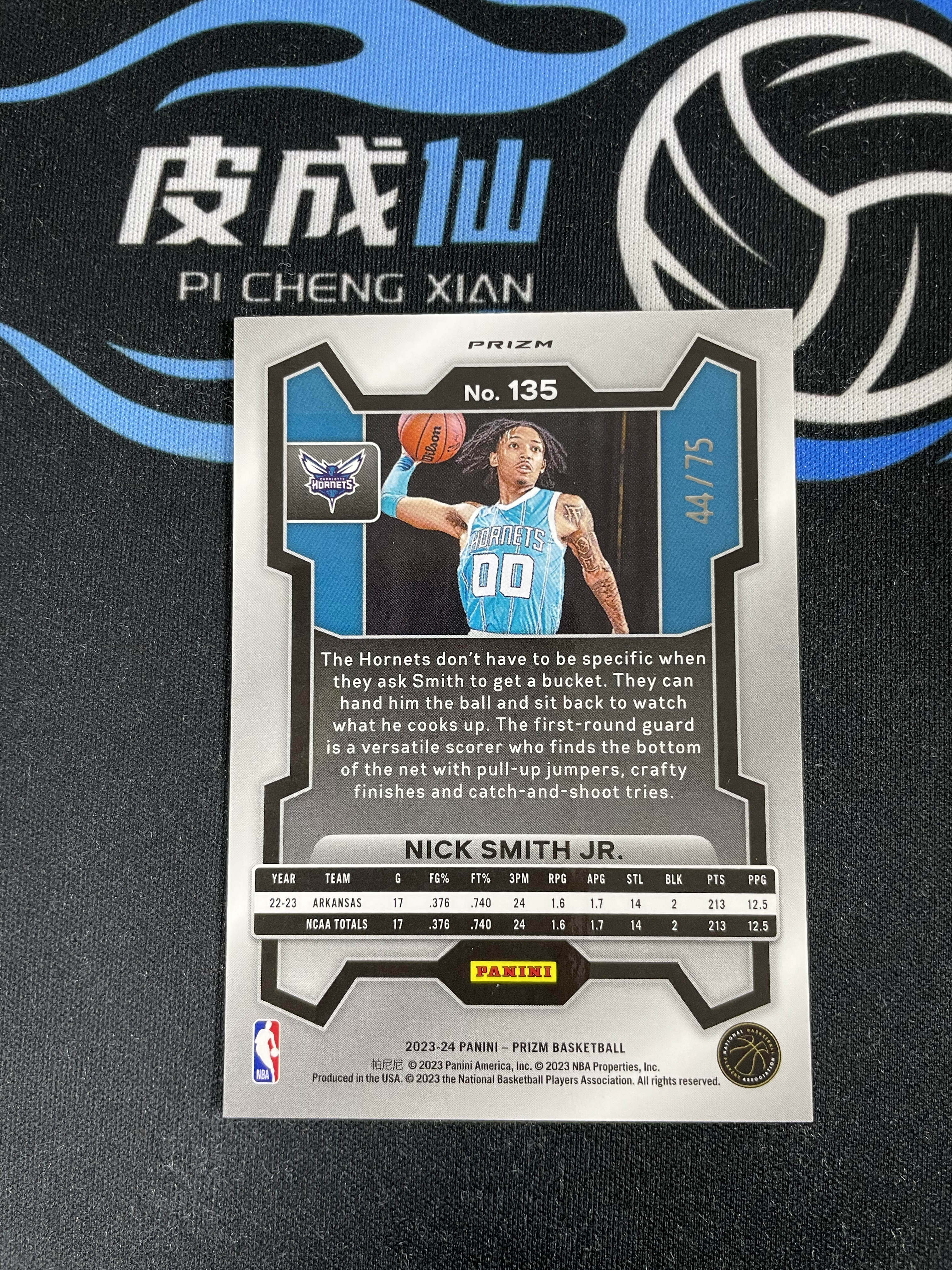 【皮成仙拍卖 统一手续费6%】 PANINI 2023-24 PRIZM 黄蜂 NICK SMITH 小尼克史密斯 新秀 RC 紫泡泡折 75编 凑套必备 值得收藏【只发顺丰】菠萝菠萝蜜28