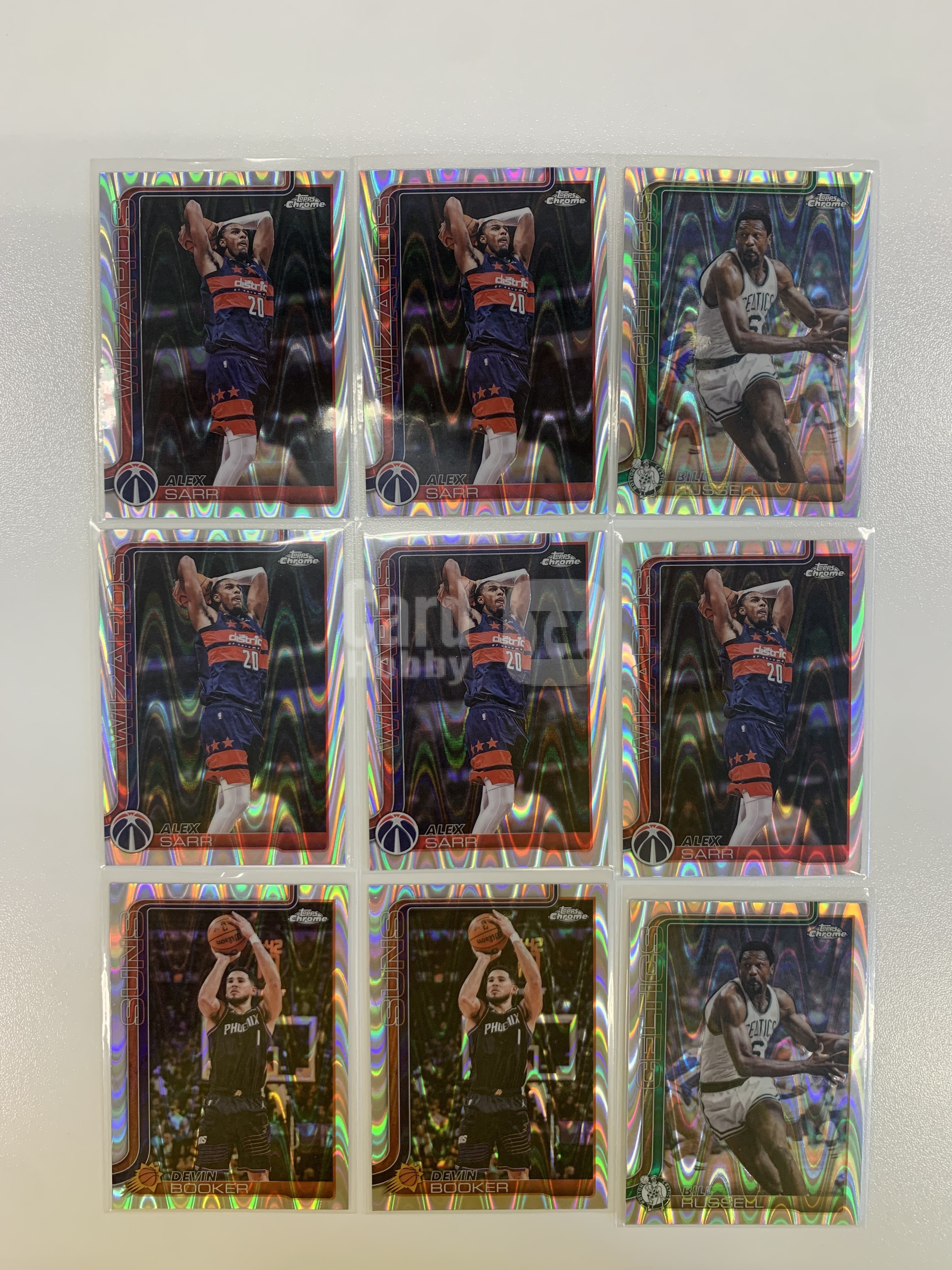 2025-26 Topps Chrome Update 亚历山大萨尔 布克 比尔拉塞尔 熔岩折打包 ALG