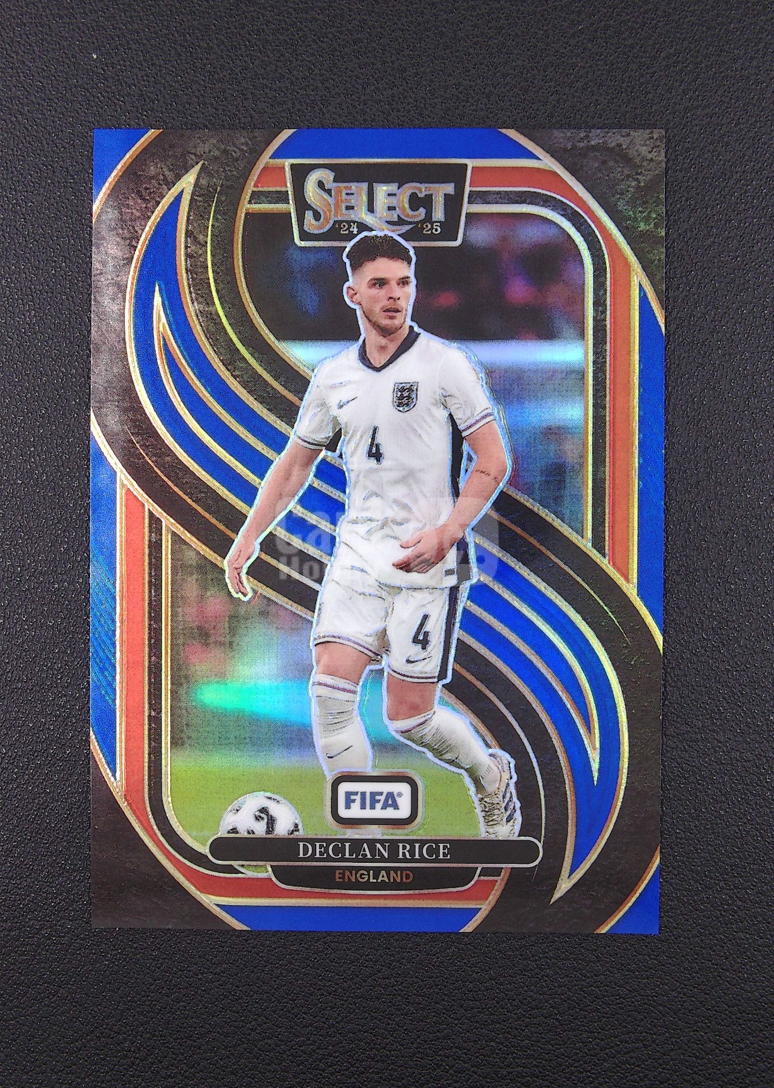 2024-25 Panini select Declan Rice 德克兰 赖斯 二级 蓝折 英格兰国家队【Big M 代拍】 M卫001