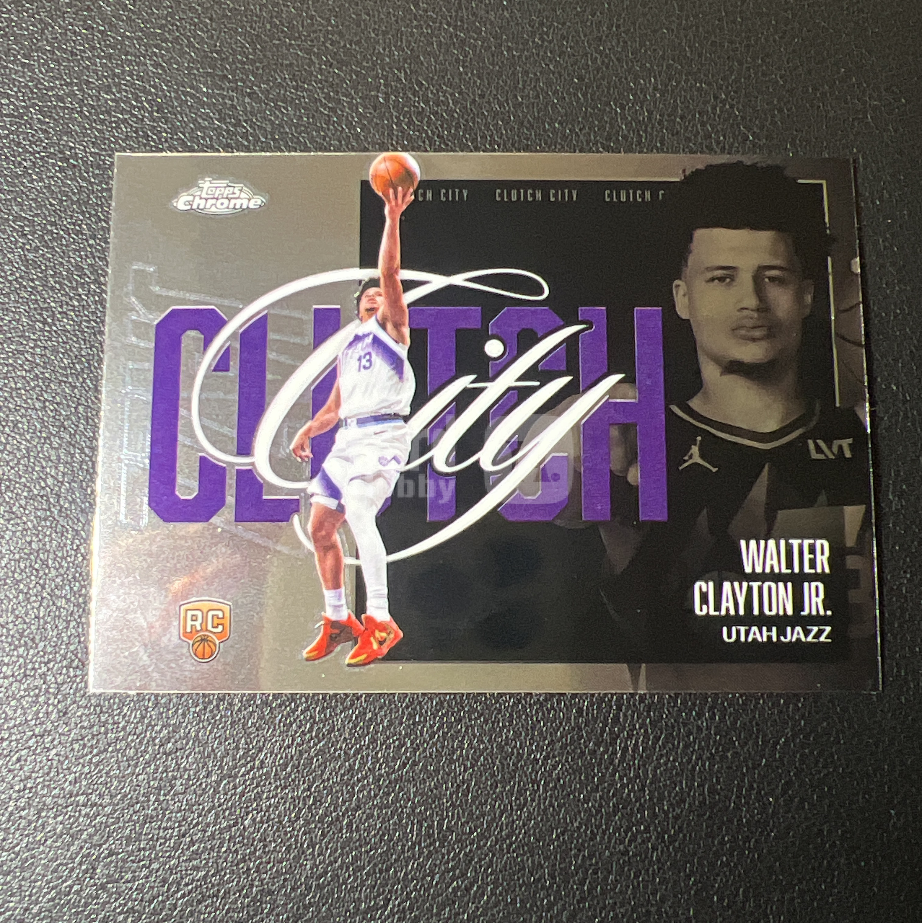 【鲨鱼代卖】2026 Topps Chrome Update Walter Clayton Jr. RC TCU篮球 小沃尔特 克莱顿 RC新秀 爵士 Clutch City特卡 微痕SY3247