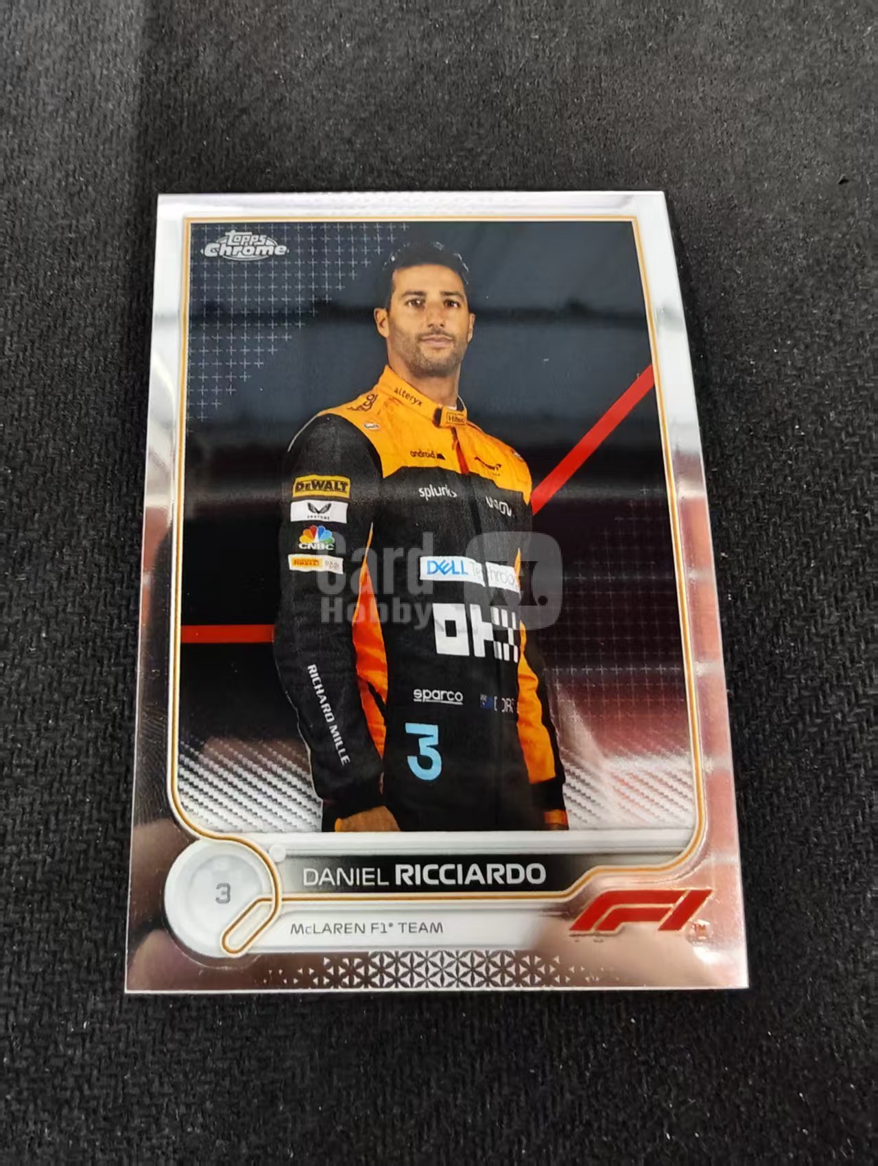 2022 Topps Chrome F1 Daniel Ricciardo 丹尼尔 里卡多 迈凯伦车队 划痕 边角瑕疵 #37