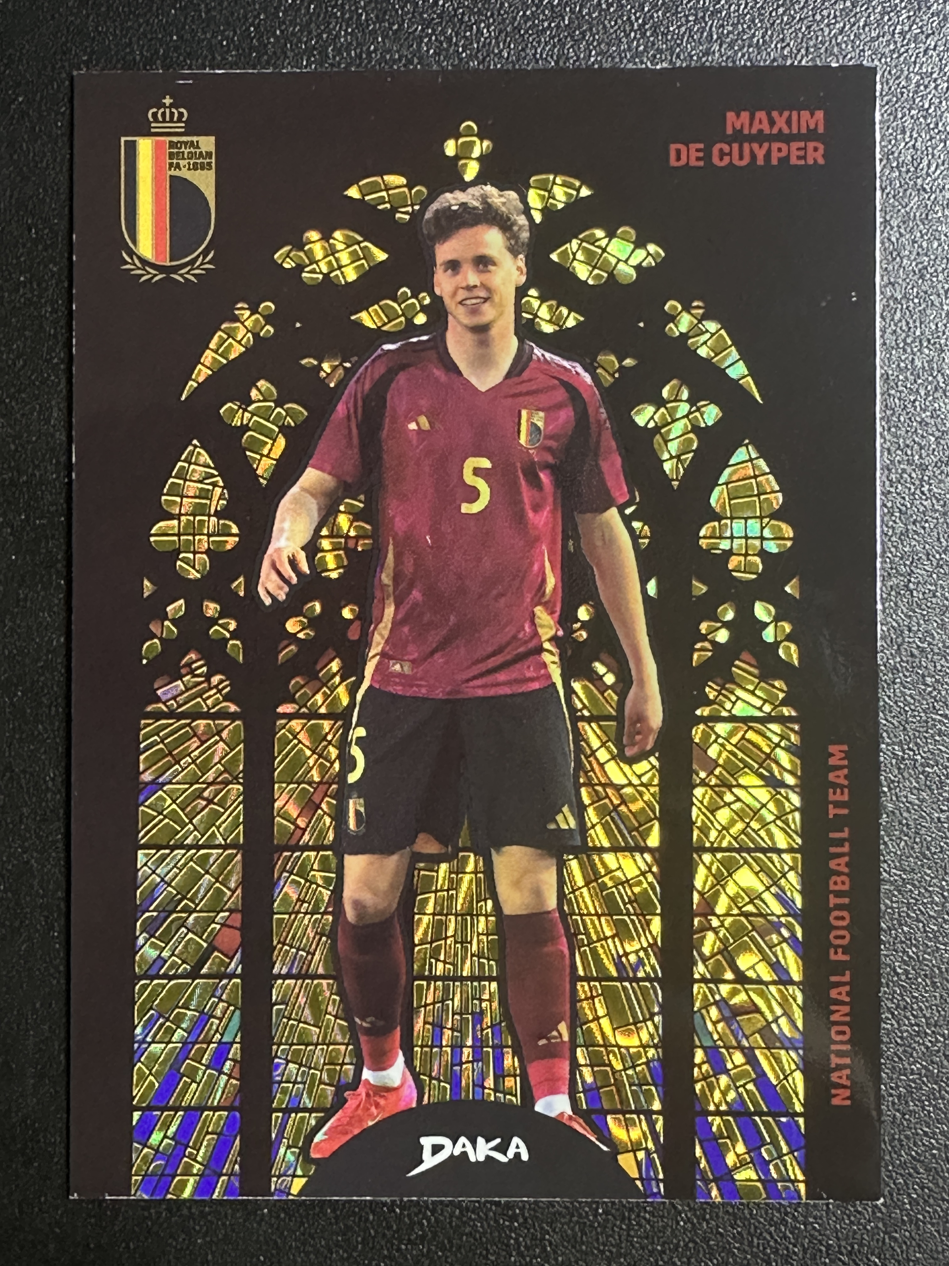 2025 DAKA 达咖 比利时 国家队队盒 Mqxim De Cuyler 马克西姆 德屈佩 09/10编 教堂 特卡 金折 折射 泠少 叉叉拍卖