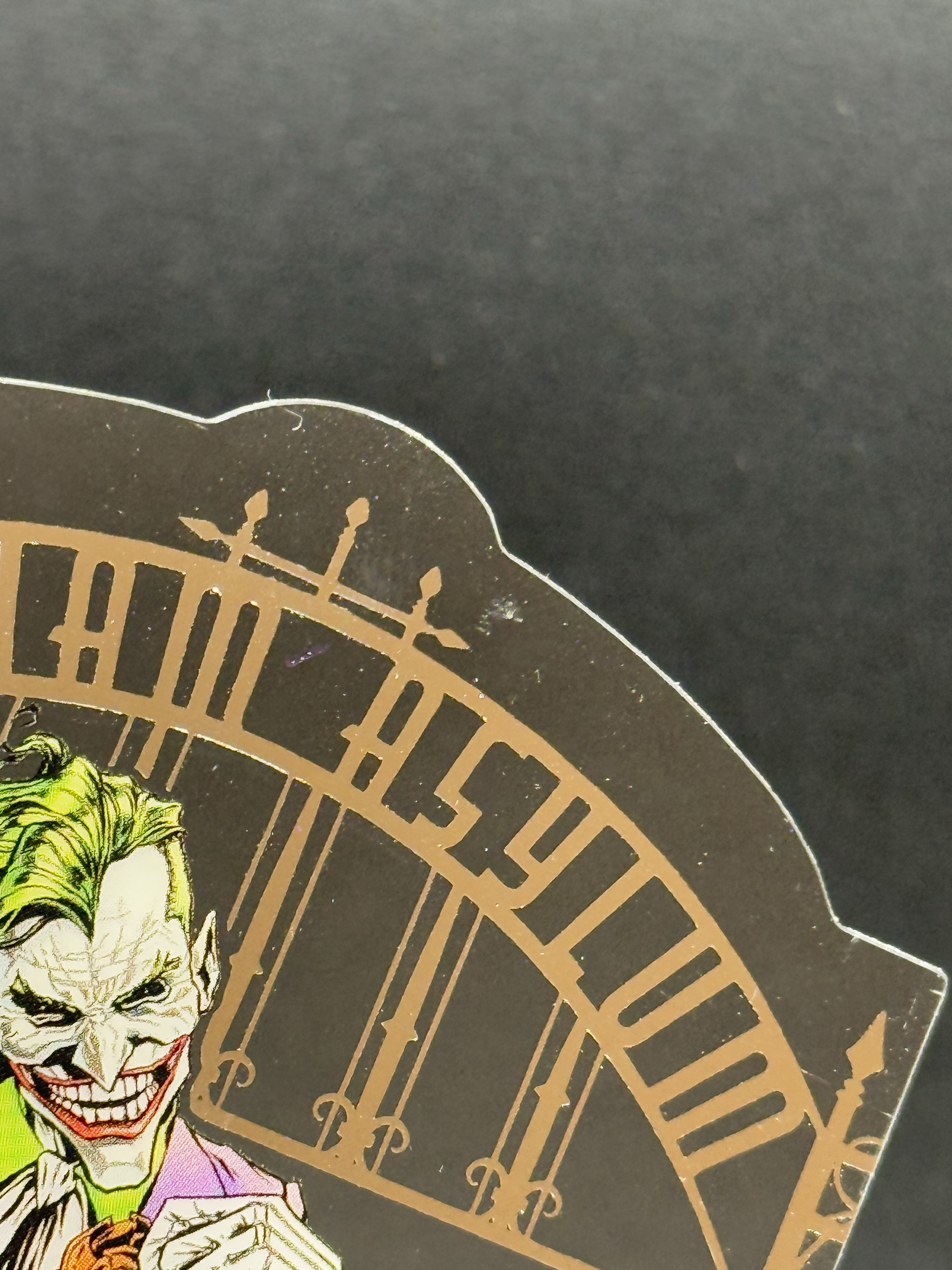 2025 Upper Deck Skybox DC Metal Batman The Joker 【小贝代拍】UD 蝙蝠侠 元年 小丑 大反派 异型 胶片 特卡 盒货 瑕疵如图 拍前看描述 XNP