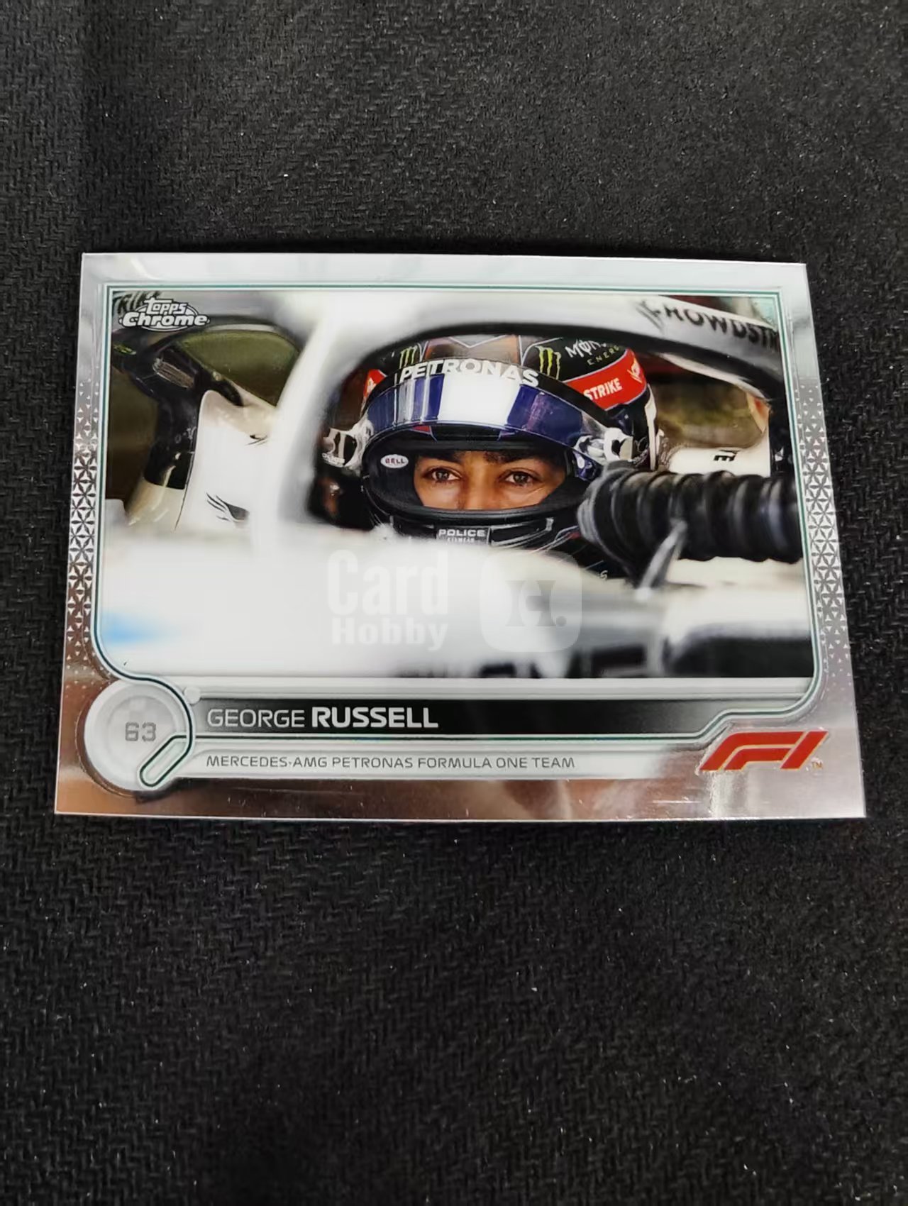 2022 Topps Chrome F1 George Russell 乔治 拉塞尔 梅奔 划痕 边角瑕疵#19