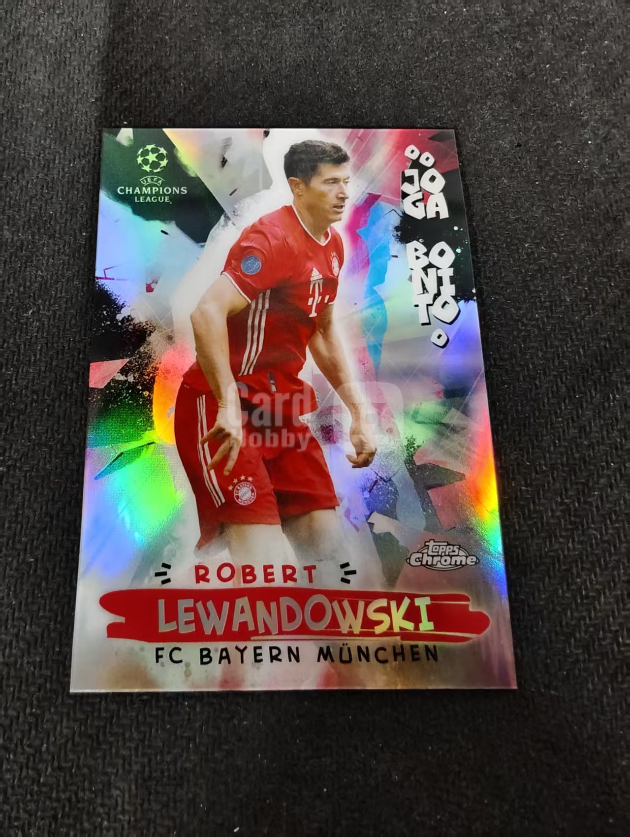 【可合并,不累计】2021 Topps Chrome Robert Lewandowksi 莱万 莱万多夫斯基 拜仁 joga 美丽比赛 大比例 划痕 边角瑕疵