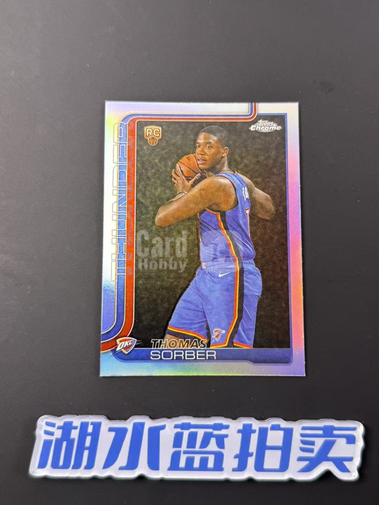 2025 Topps Chrome Thomas Sorber RC 新秀 托马斯 索伯 雷霆 TC 银折 折射【湖水蓝拍卖】larti