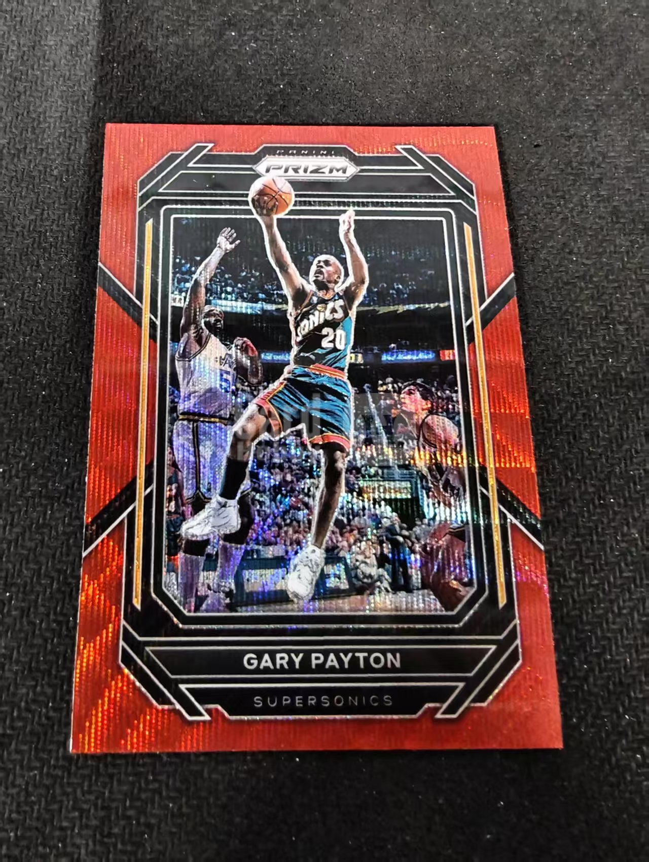2022-23 Panini Prizm Gary Payton 加里 佩顿 超音速 红波纹 PZ 划痕 边角瑕疵 #283