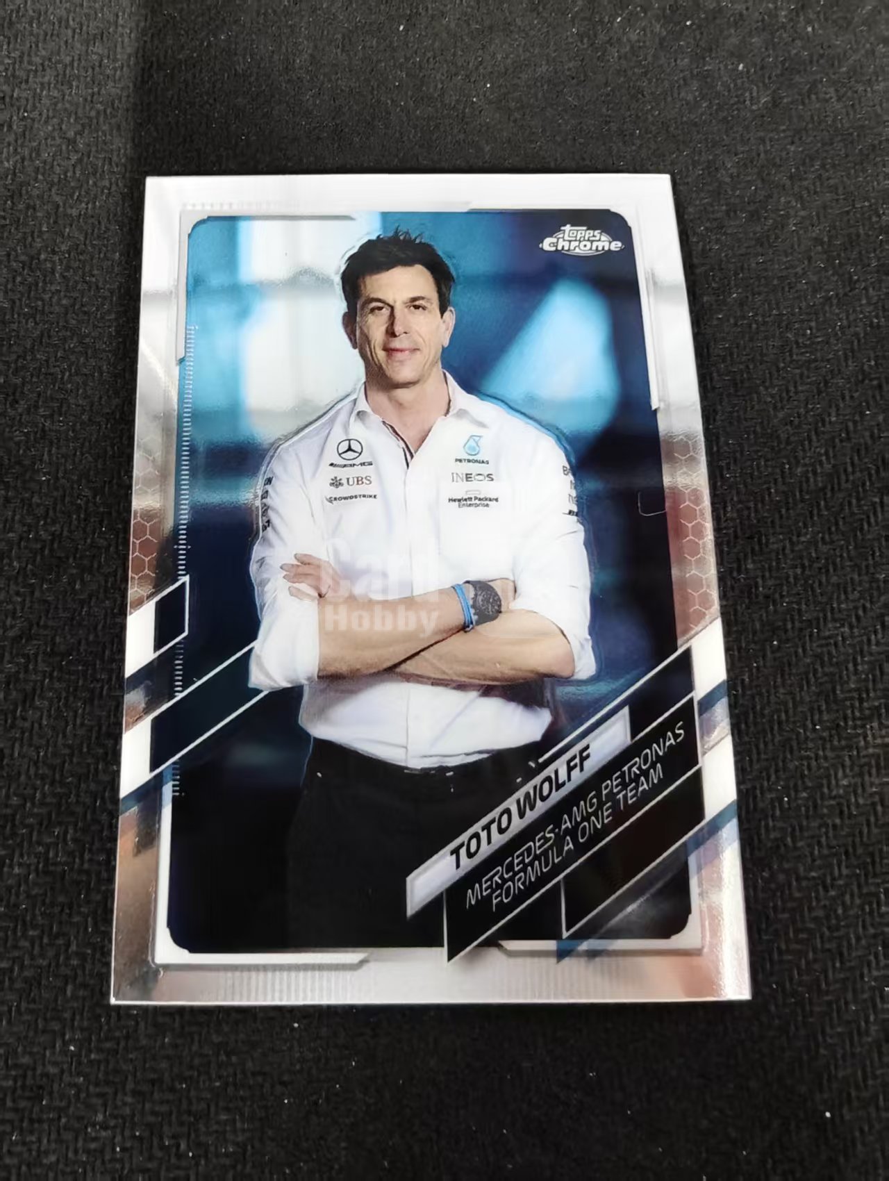 2021 topps chrome F1 toto wolff 托托 沃尔夫 划痕 边角瑕疵 #81