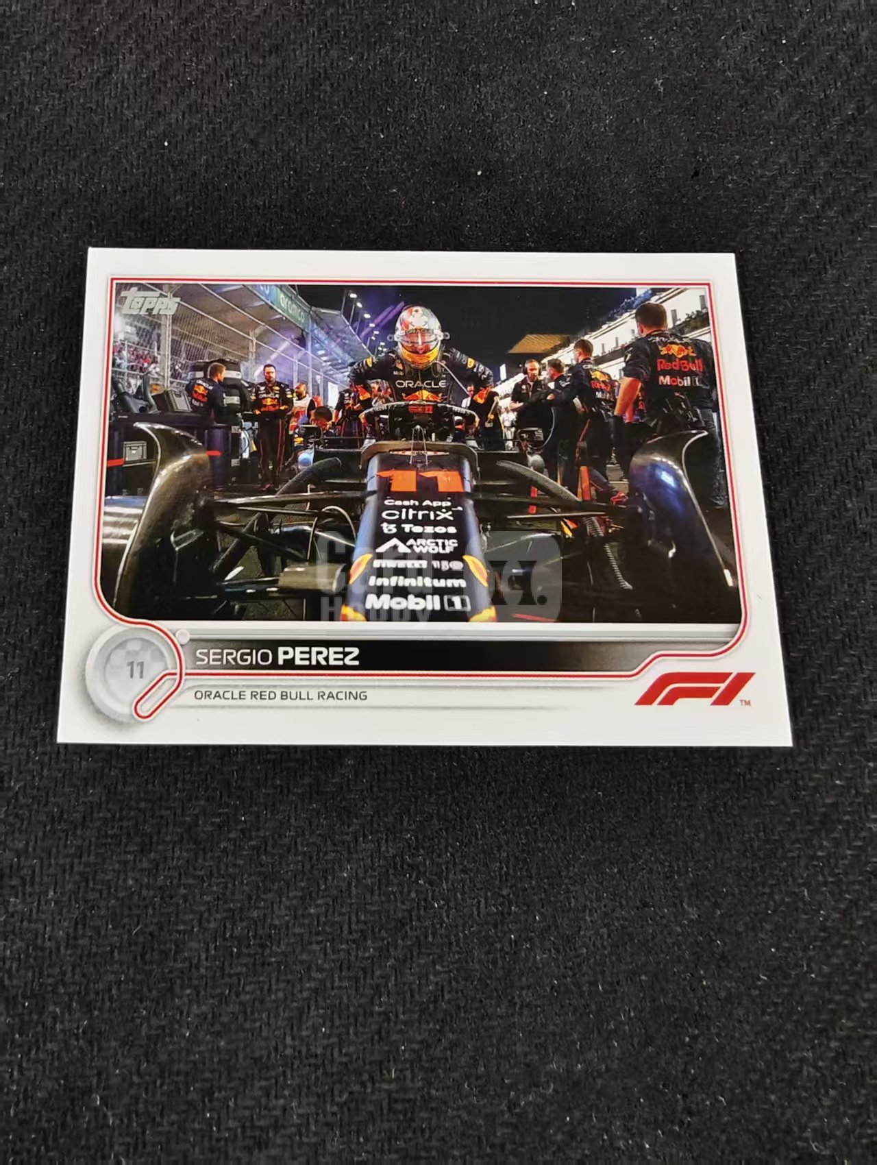2022 Topps Chrome F1 Sergio Perez 塞尔吉奥 佩雷兹 红牛车队 划痕 边角瑕疵 @23