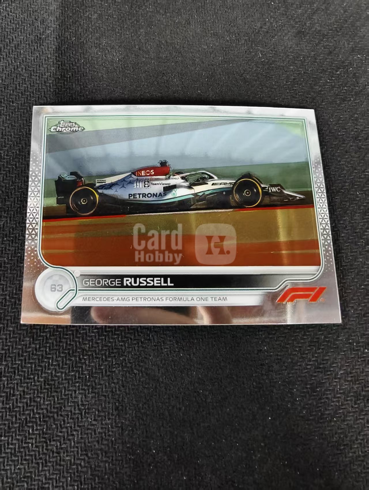 2022 Topps Chrome F1 George Russell 乔治 拉塞尔 梅奔 划痕 边角瑕疵#112