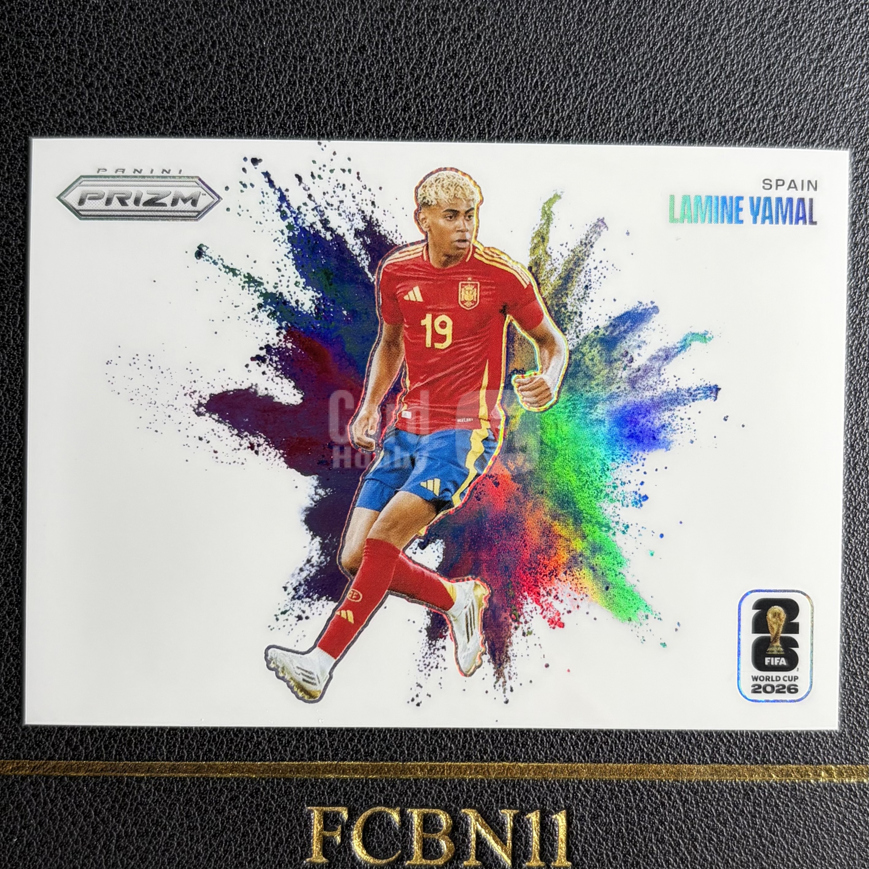 【FCB拍卖】2026 PANINI PRIZM LAMINE YAMAL 拉明 亚马尔 泼墨特卡 大比例 SSP COLOR BLAST 巴萨 巴塞罗那 西班牙 冲击世界杯冠军 美加墨世界杯 微瑕｛鹿鹿66｝FCBN11代理拍卖