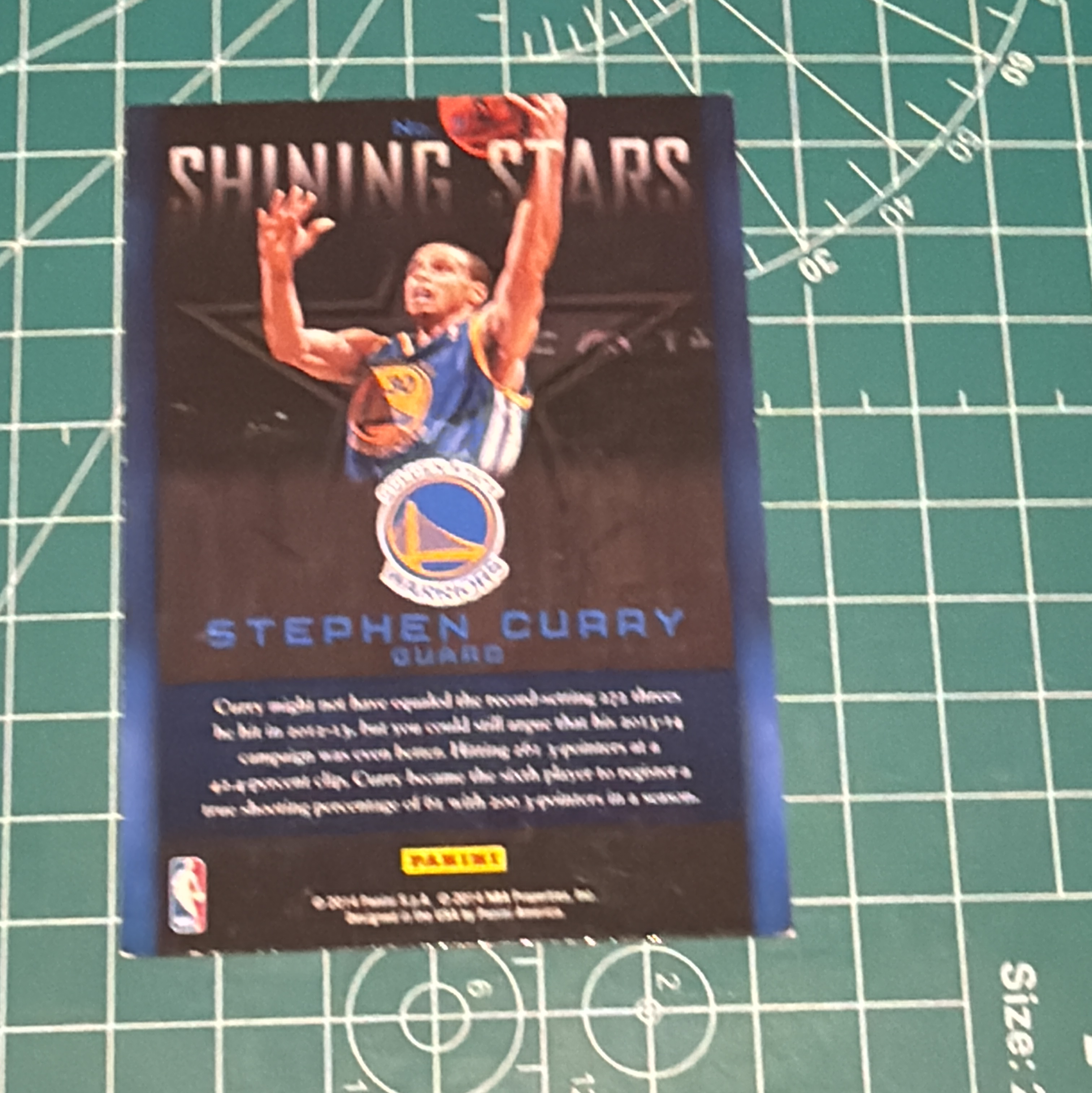 2014-15 Panini Americana Stephen Curry S.p.a. 史蒂芬库里 萌神 小学生 勇士 水花 闪卡 聚光灯特卡 十年老卡 绝版卡 稀有大比例 收藏必备