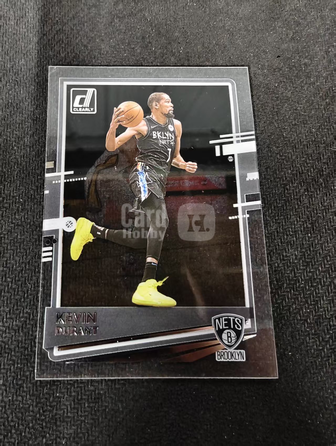 2020-21 Panini Clearly Donruss Kevin Durant 杜兰特 篮网 杜蕾斯 胶片 划痕 边角瑕疵 #35