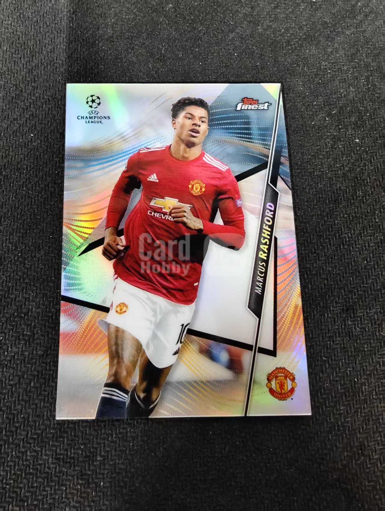 【可合并,不累计】2021 Topps Finest Marcus Rashford 曼联 英格兰 拉什福德 拉师傅 欧冠 银折 划痕 边角瑕疵 #97