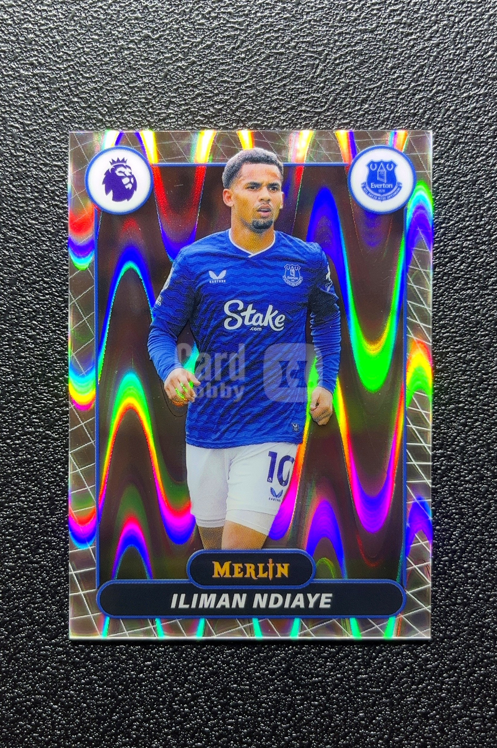【小白1%代卖】2026 Topps Merlin Iliman Ndiaye 伊利曼·恩迪亚耶 银变形虫折 折射 卡品如图 高价值 #82 Everton 埃弗顿 0802