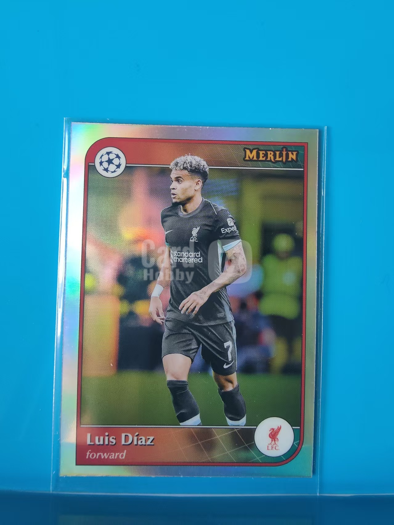 2025 Topps Merlin luis diaz 利物浦 路易斯 迪亚斯  银折 欧冠梅林 卡品如图 W020H