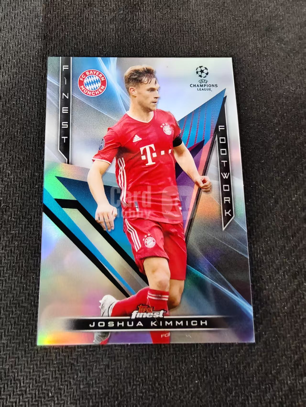 【可合并,不累计】2021 Topps Finest Joshua Kimmich 约书亚基米希 欧冠 银折 特卡 #8 划痕 边角瑕疵