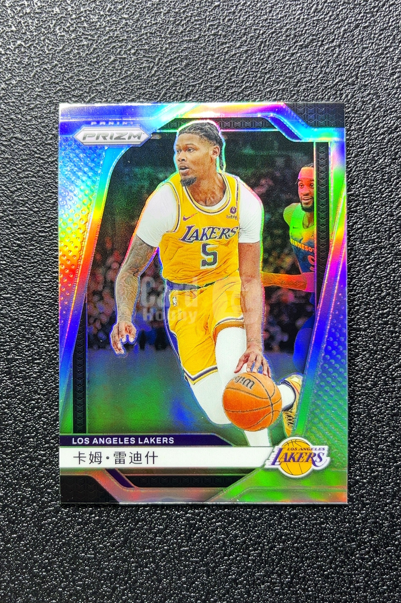 【小白1%代卖】2024-25 Panini Prizm Cam Reddish 卡姆·雷迪什 银折 折射 卡品如图 高价值 #60 Los Angeles Lakers 洛杉矶湖人队 0712