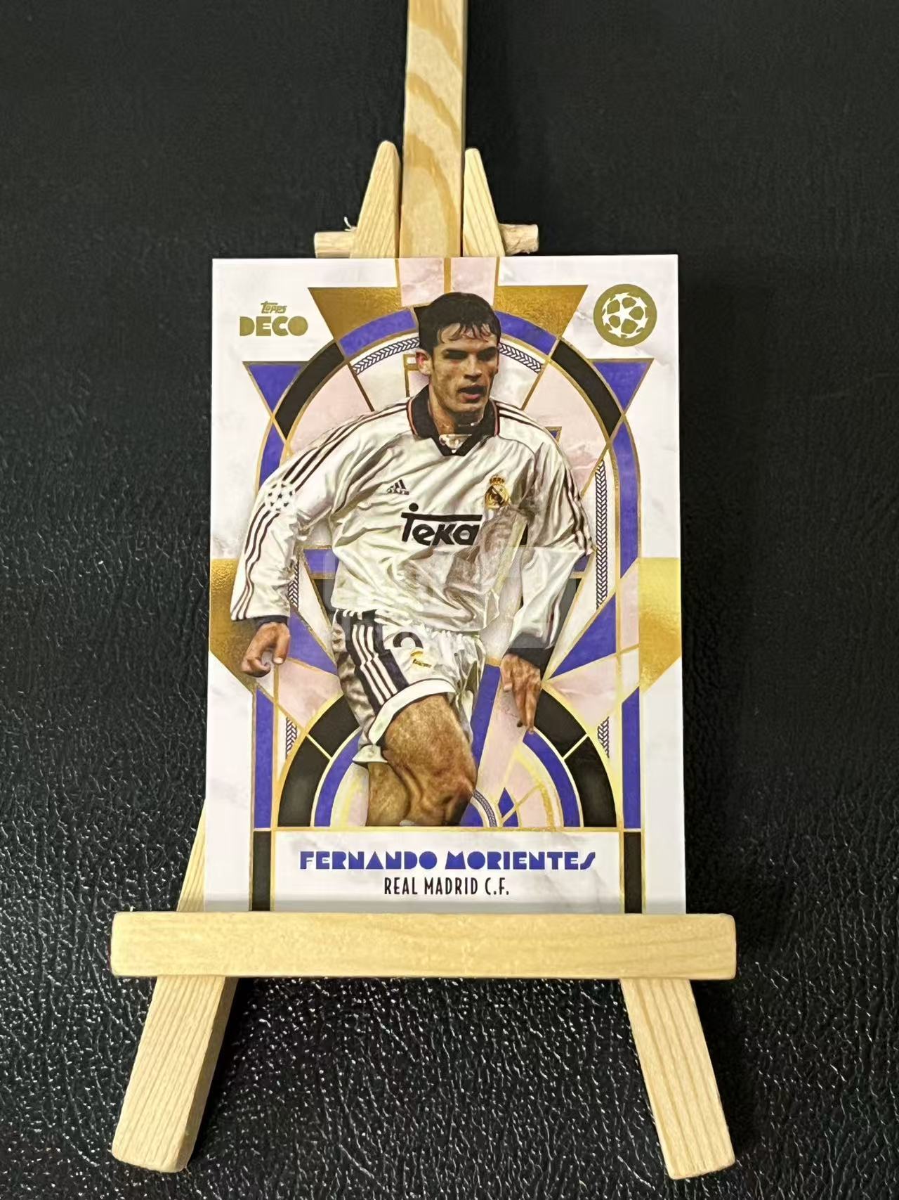 2024 Panini UEFA fernando morientes 莫伦特斯 特卡 皇马 欧冠 deco 实卡精美 卡品如图 LA-3