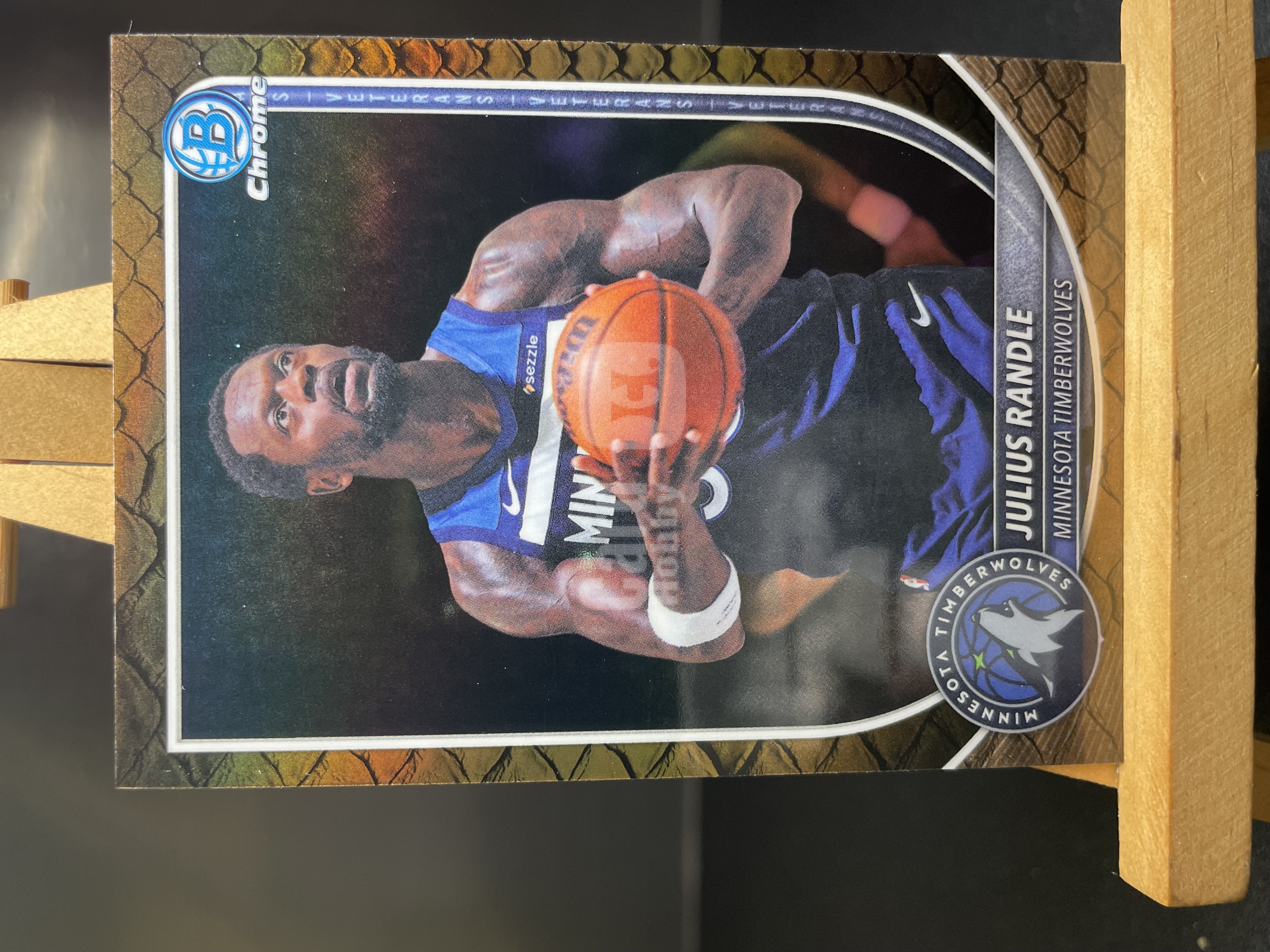 (A7) 2025 TOPPS  棕 蛇纹折  兰豆 朱利叶斯 兰德尔   森林狼    近期大热球星  收藏凑套必备 卡品如图 ！！！