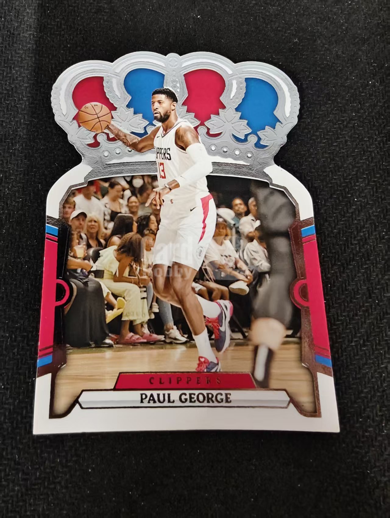 2023-24 panini Crown Royale Paul George 快船 泡椒 保罗 乔治 皇冠 异形 划痕 边角瑕疵 #6